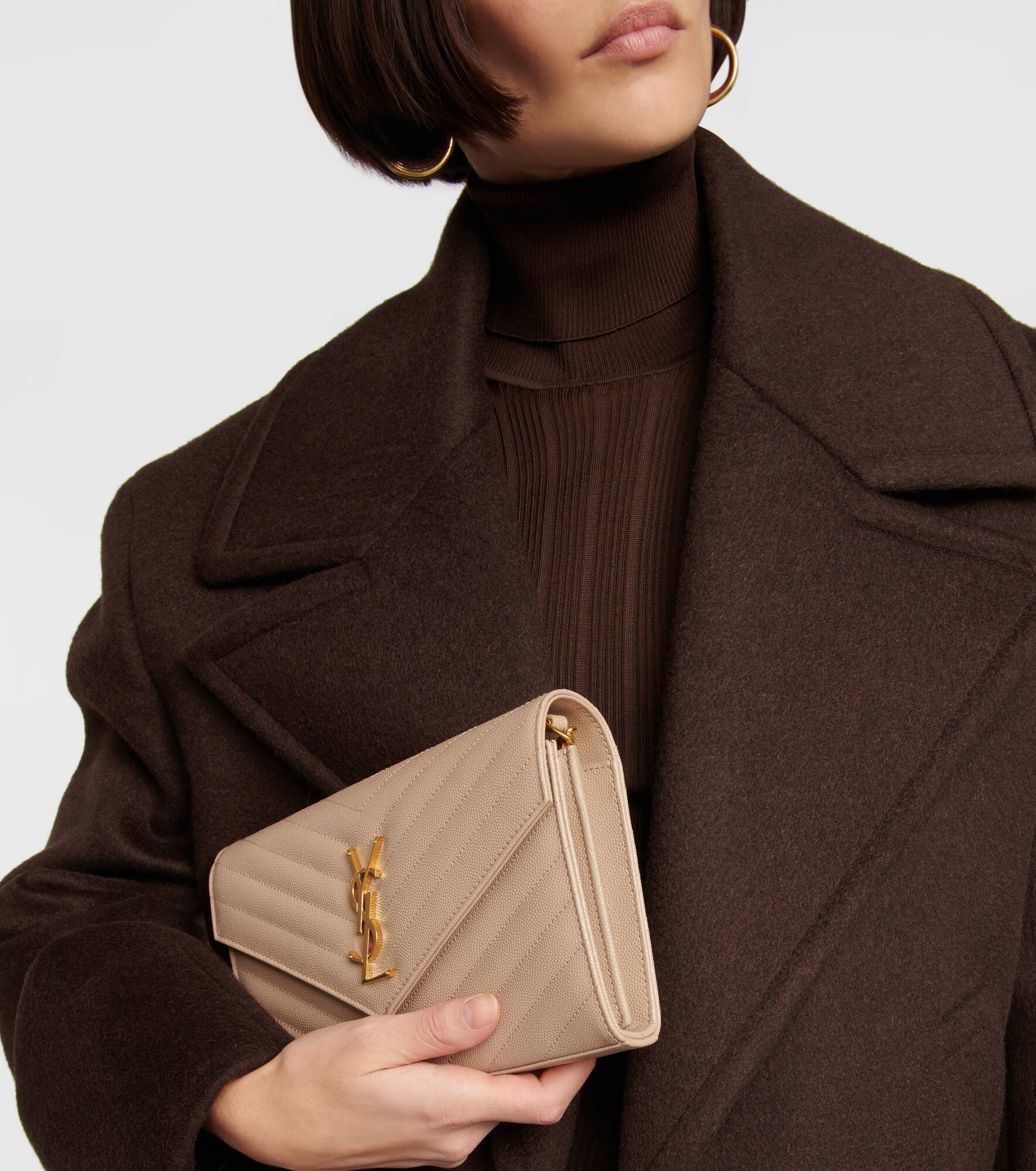 Cassandre matelassé leather wallet on chain - 2