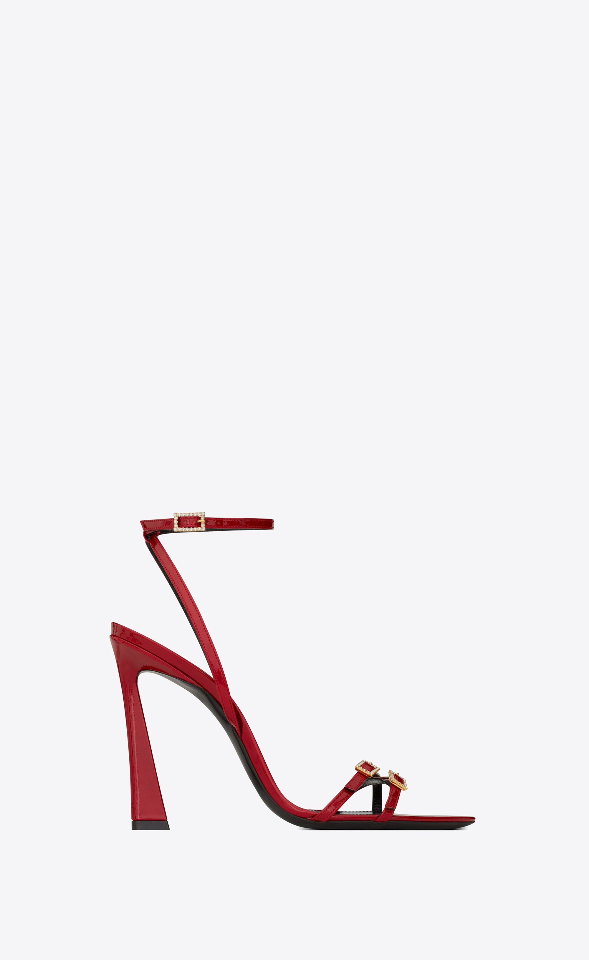 lila sandals in patent leather - 1