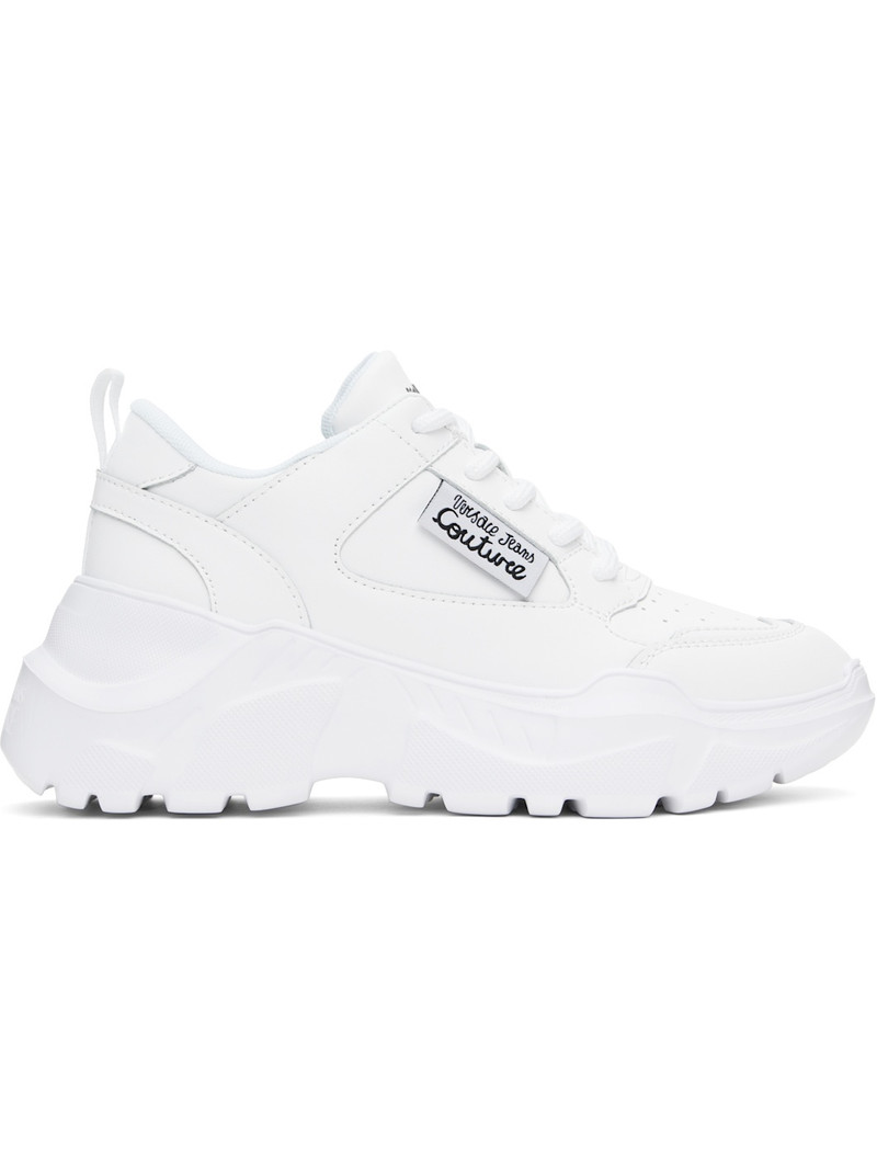 White Speedtrack Sneakers - 1