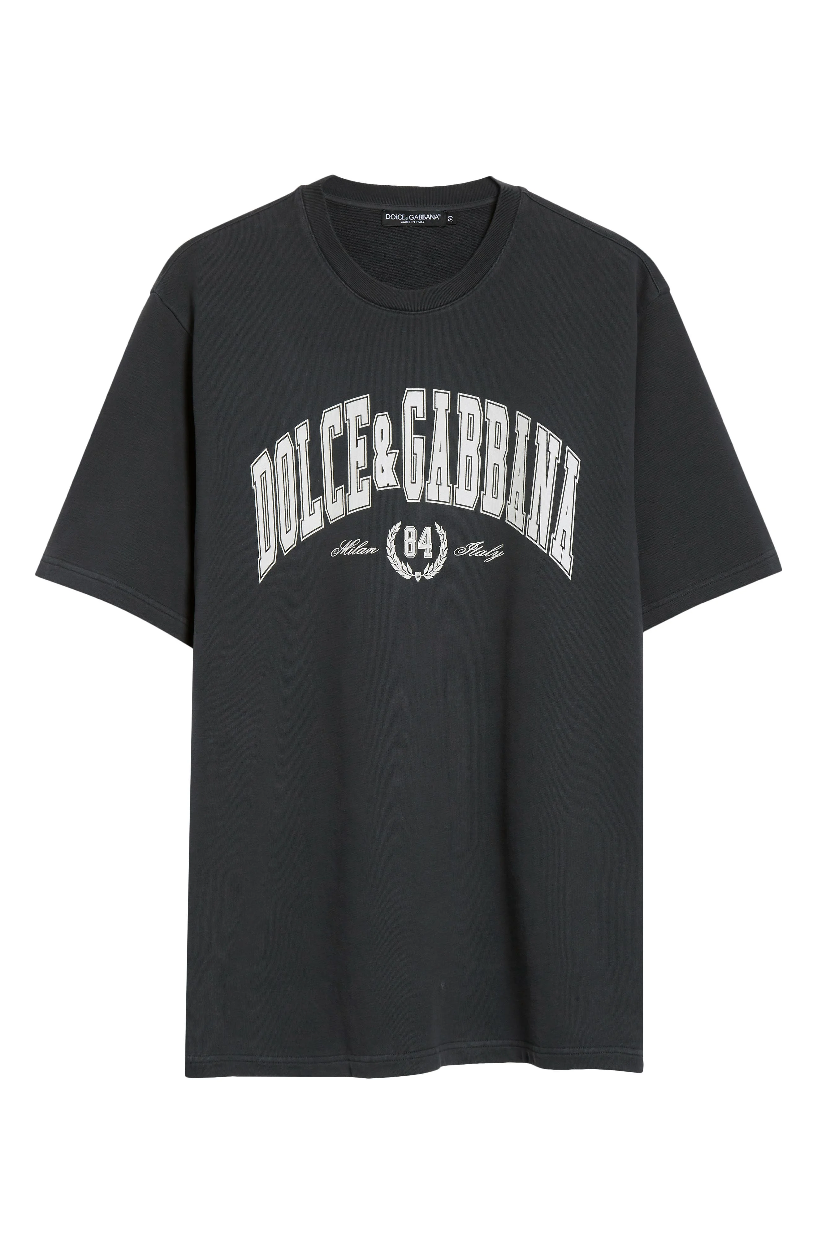 Dolce&Gabbana Logo Graphic T-Shirt in Grigio Scurissimo at Nordstrom - 1