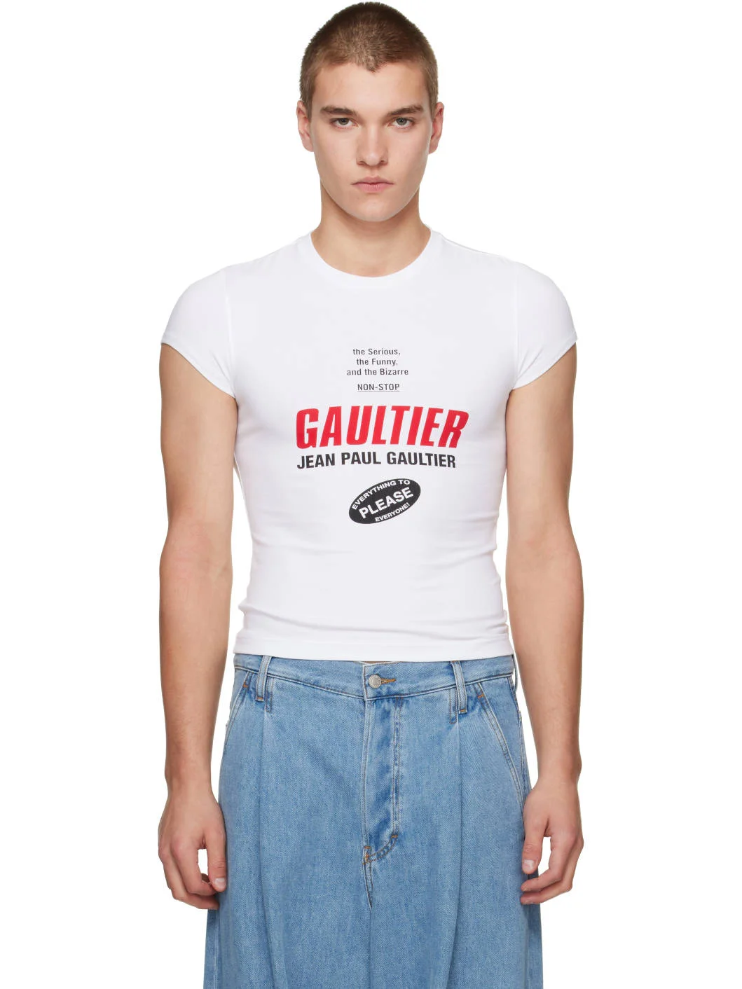 White 'The Gaultier' Baby T-shirt - 1