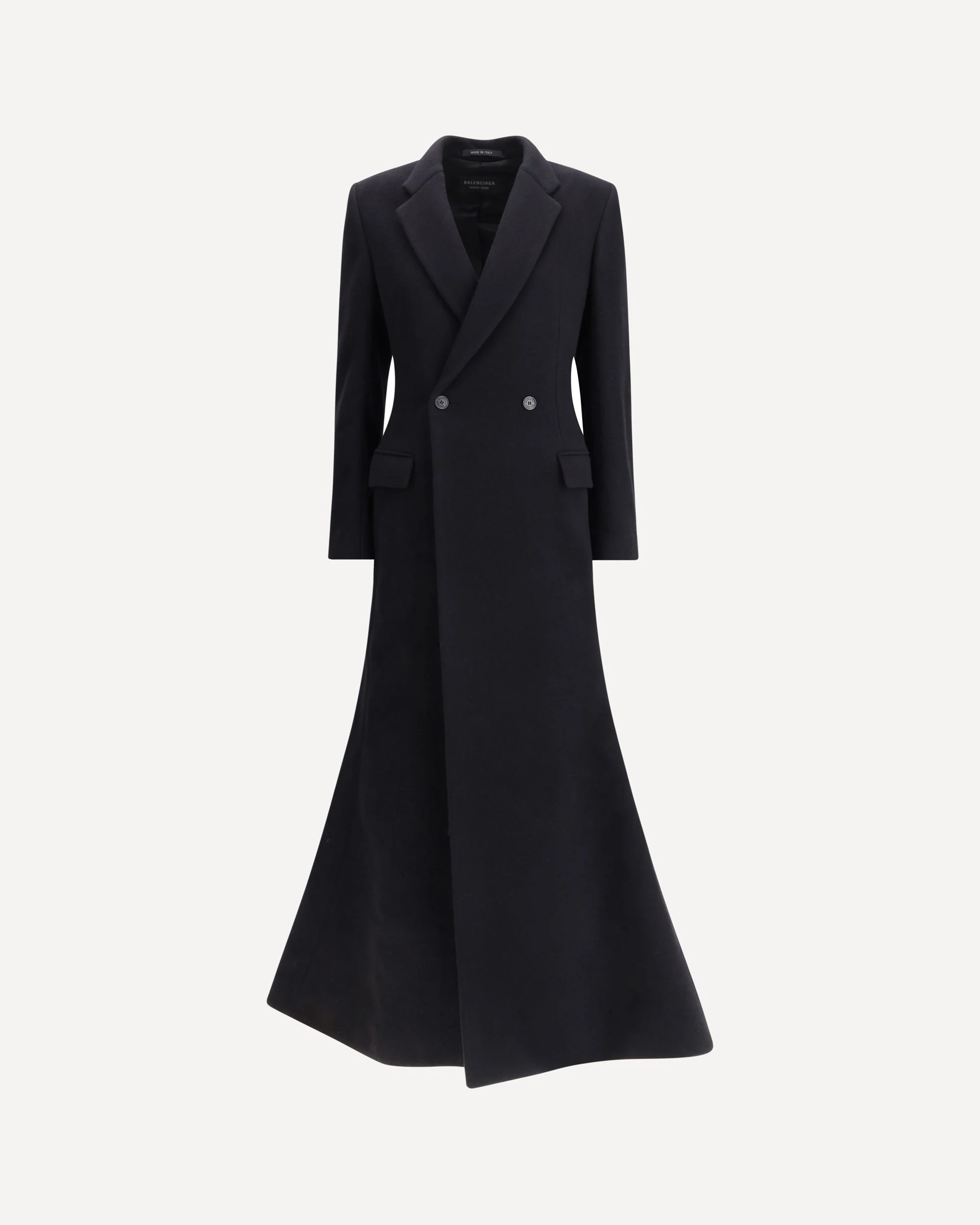 Oversized Godet double-breasted Coat - 1