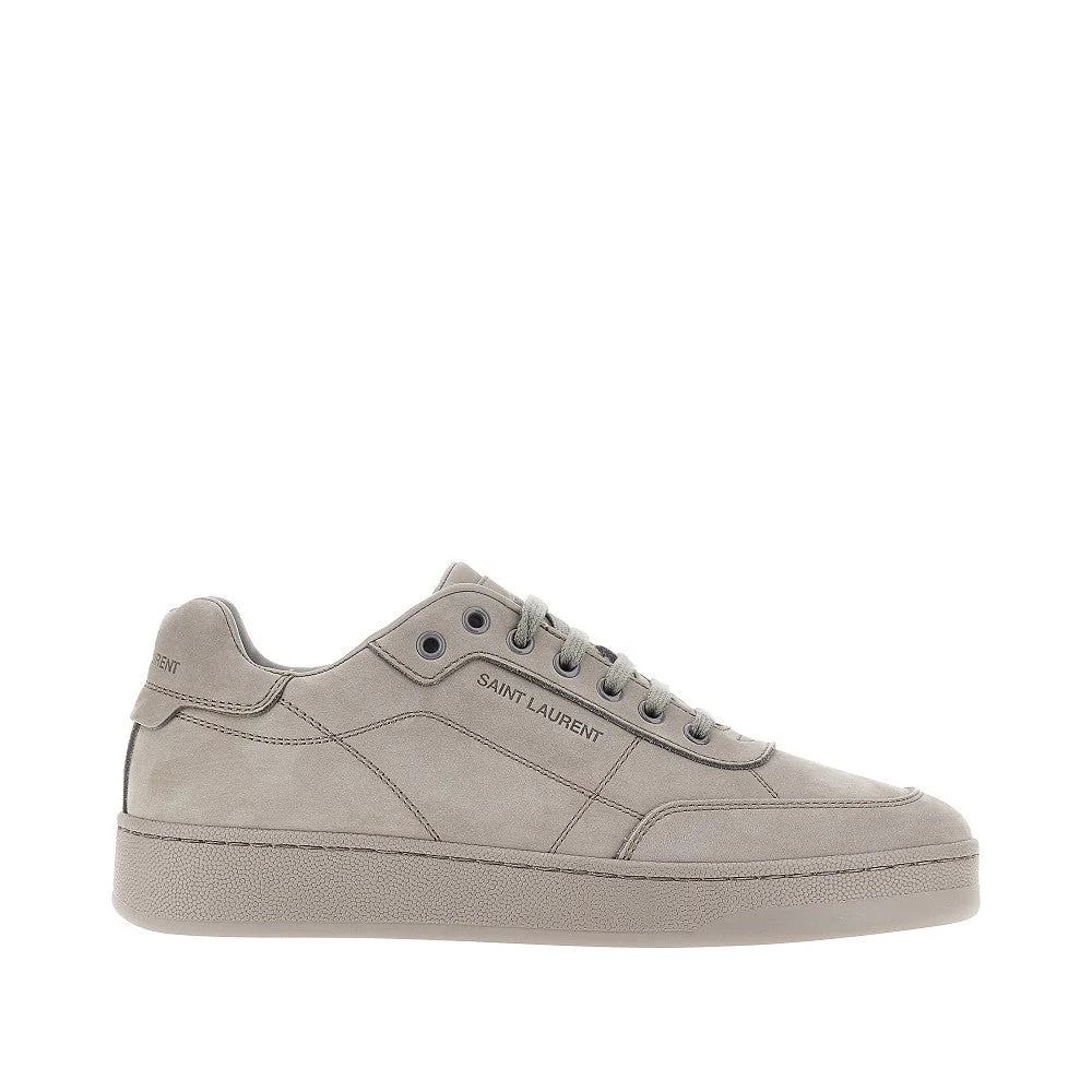 Saint Laurent SL/61 Suede Leather Sneakers Grey - 1