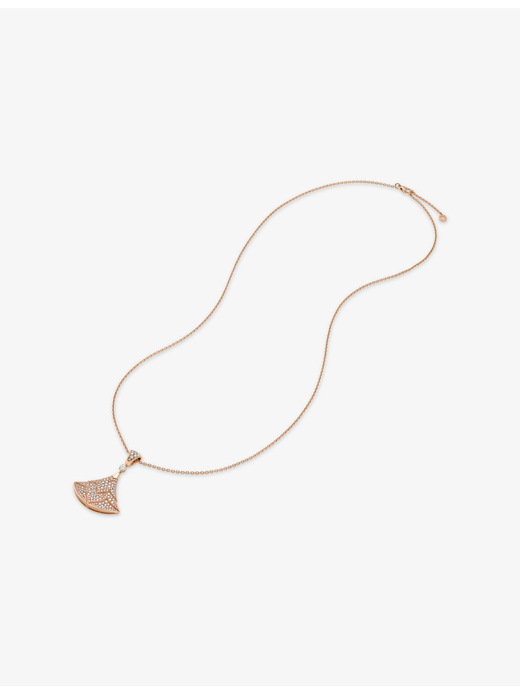Divas' Dream 18ct Rose-Gold And Diamond Necklace - 5