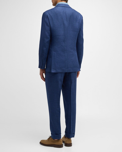 Brunello Cucinelli Men's Linen, Wool and Silk Suit outlook