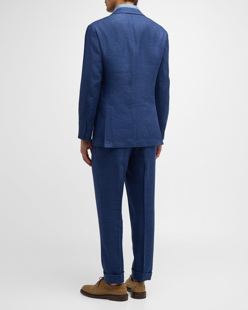 Brunello Cucinelli Men's Linen, Wool and Silk Suit outlook