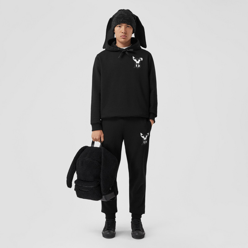 Rabbit Print Cotton Jogging Pants 4