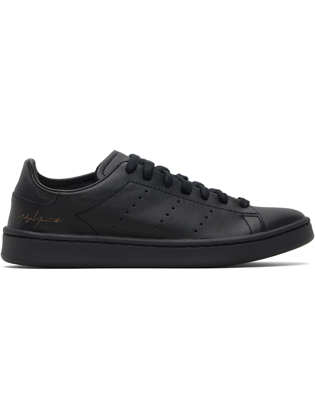 Black Y-3 Stan Smith Sneakers - 1