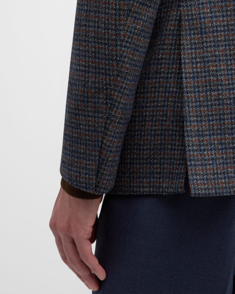 Men's Wool-Cashmere Plaid Sport Coat 8