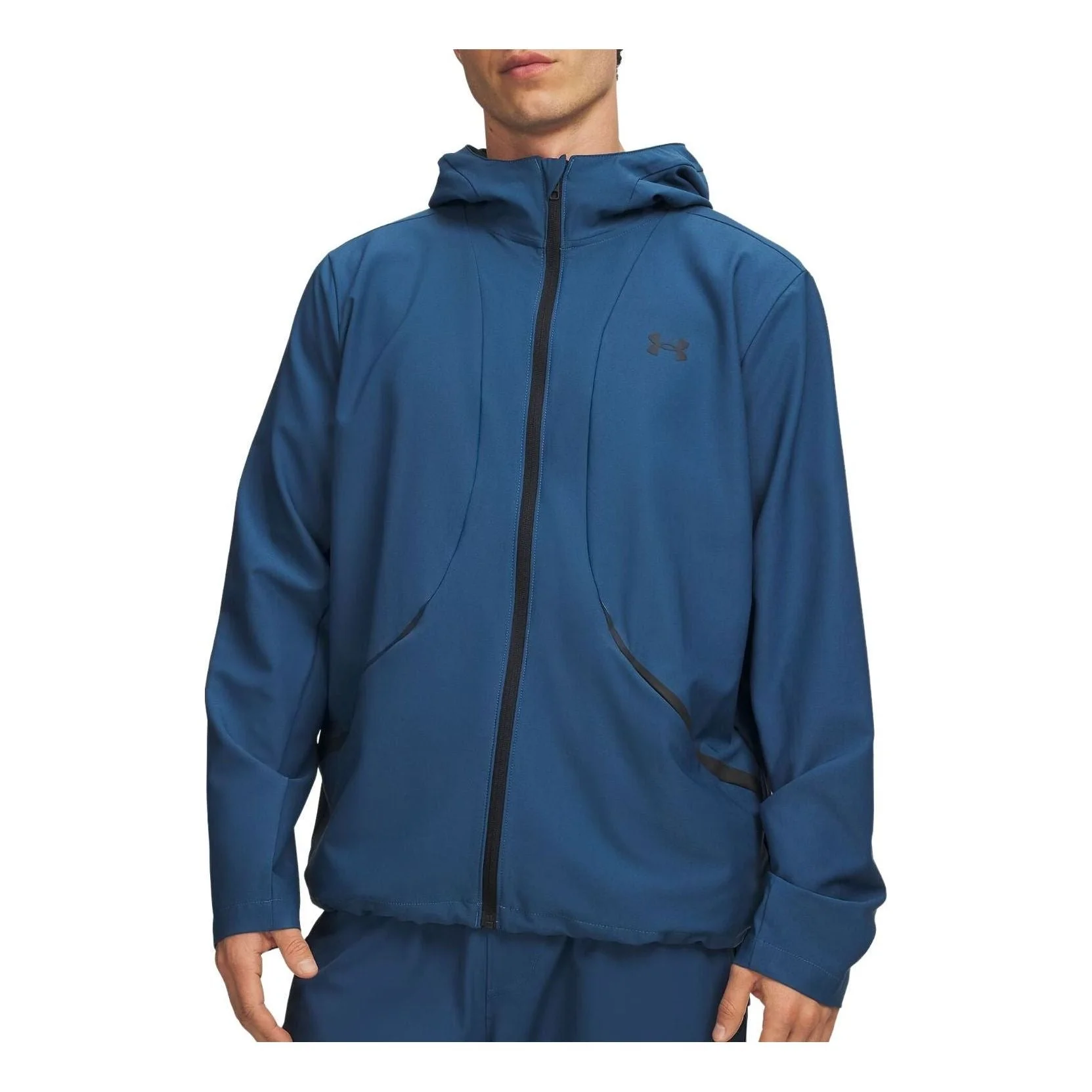 Under Armour UA Unstoppable Woven Jacket Asia Sizing 'Wham Blue Black' 6014621-498 - 1