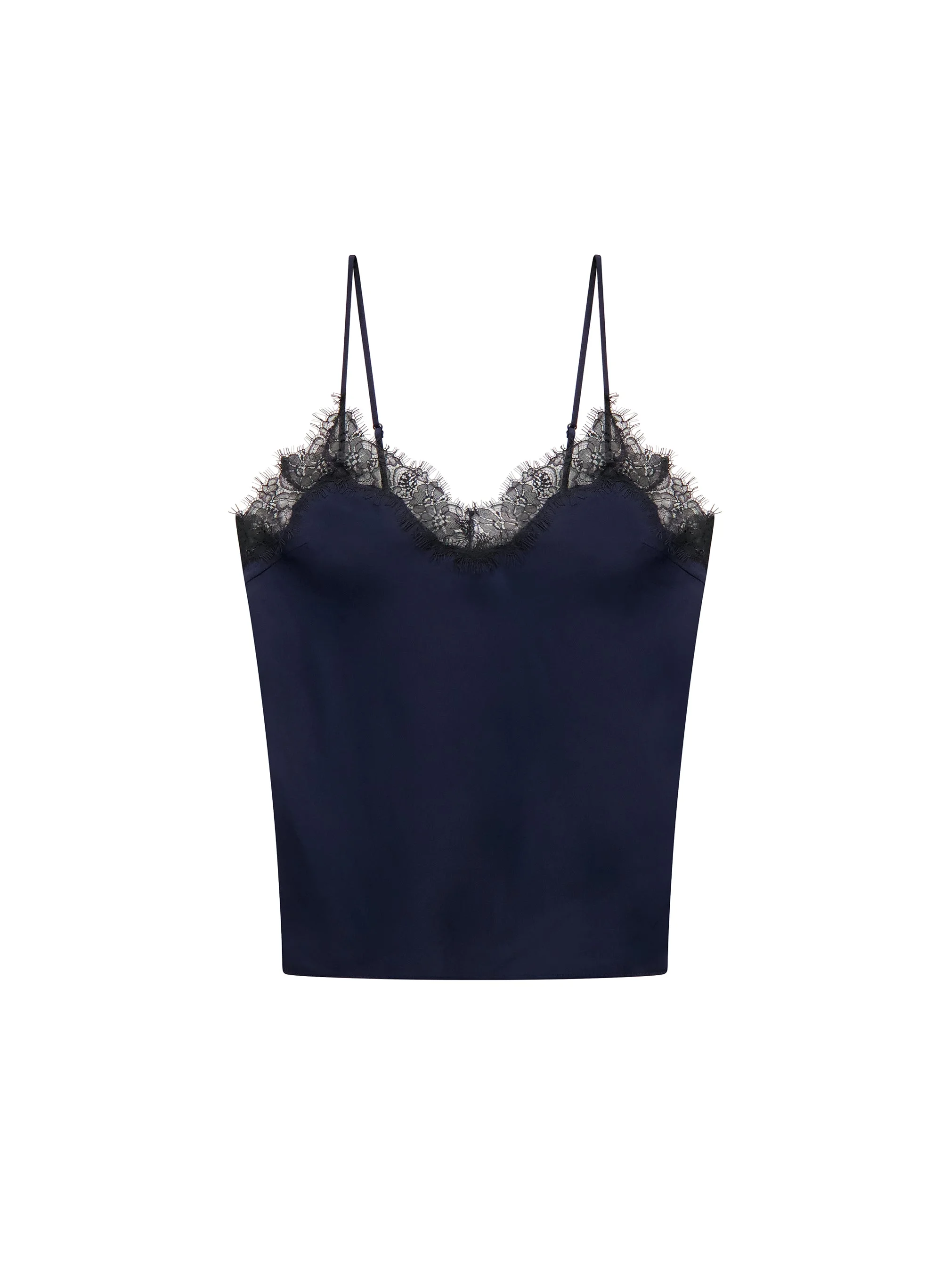 Annabelle Silk and Lace Camisole Top - 1