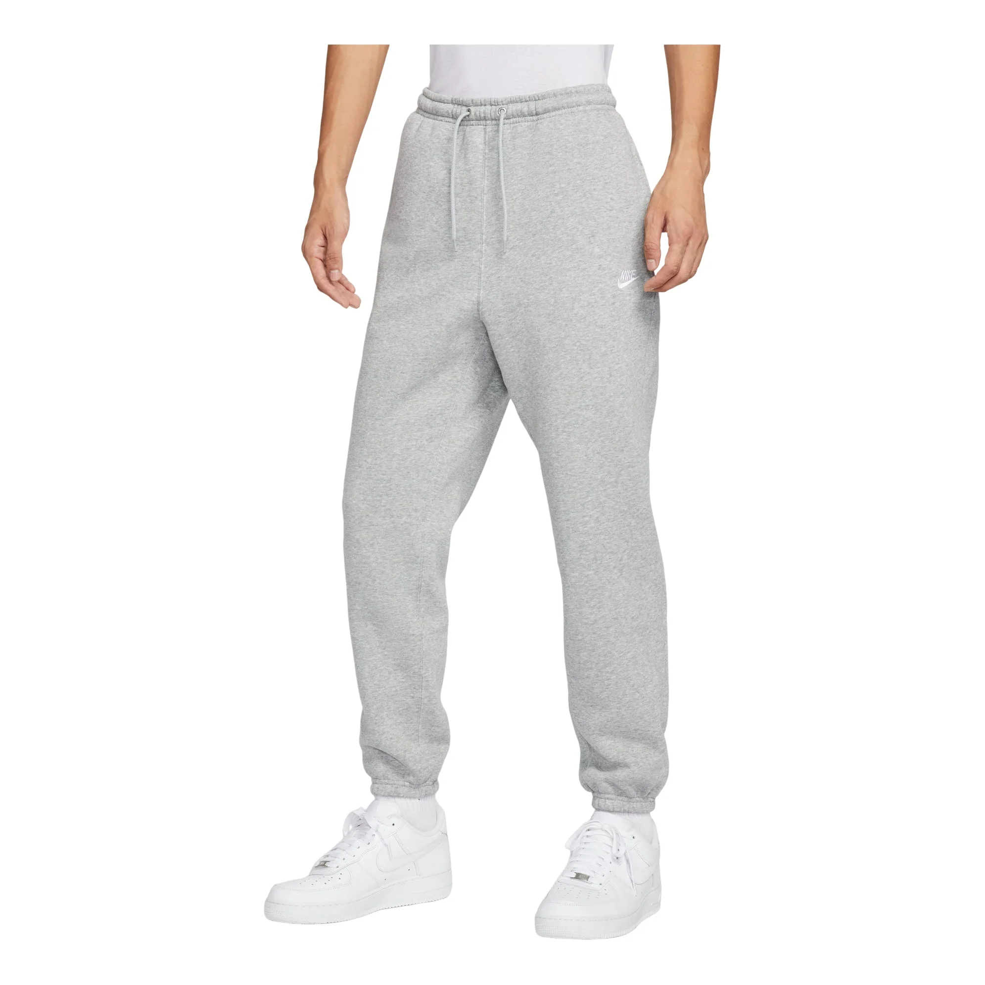 Nike Club Shrinked Cuff Pants Asia Sizing 'Light Grey' FN3809-063 - 1