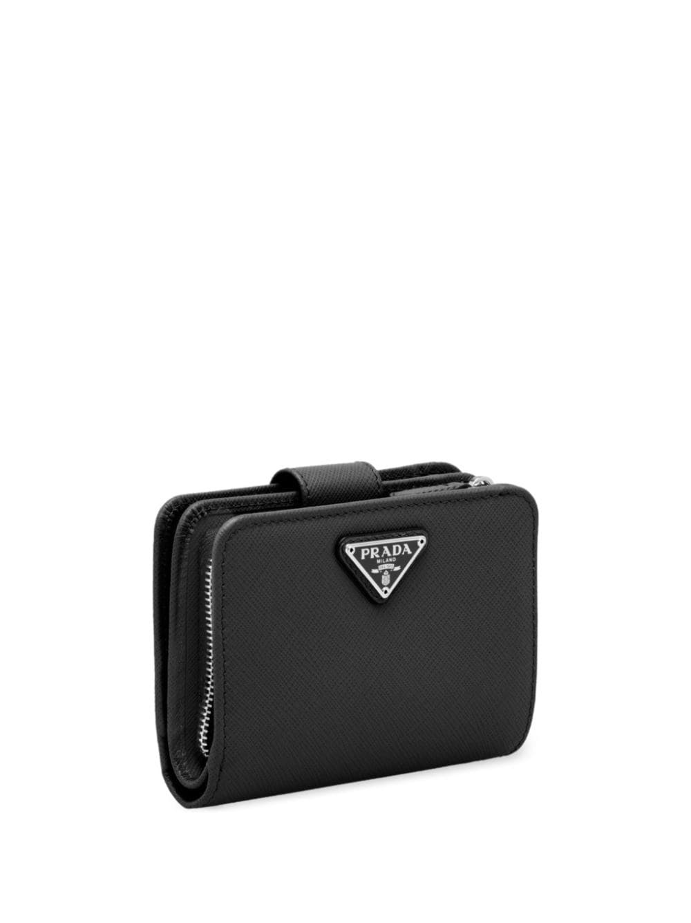 triangle-logo leather wallet - 3