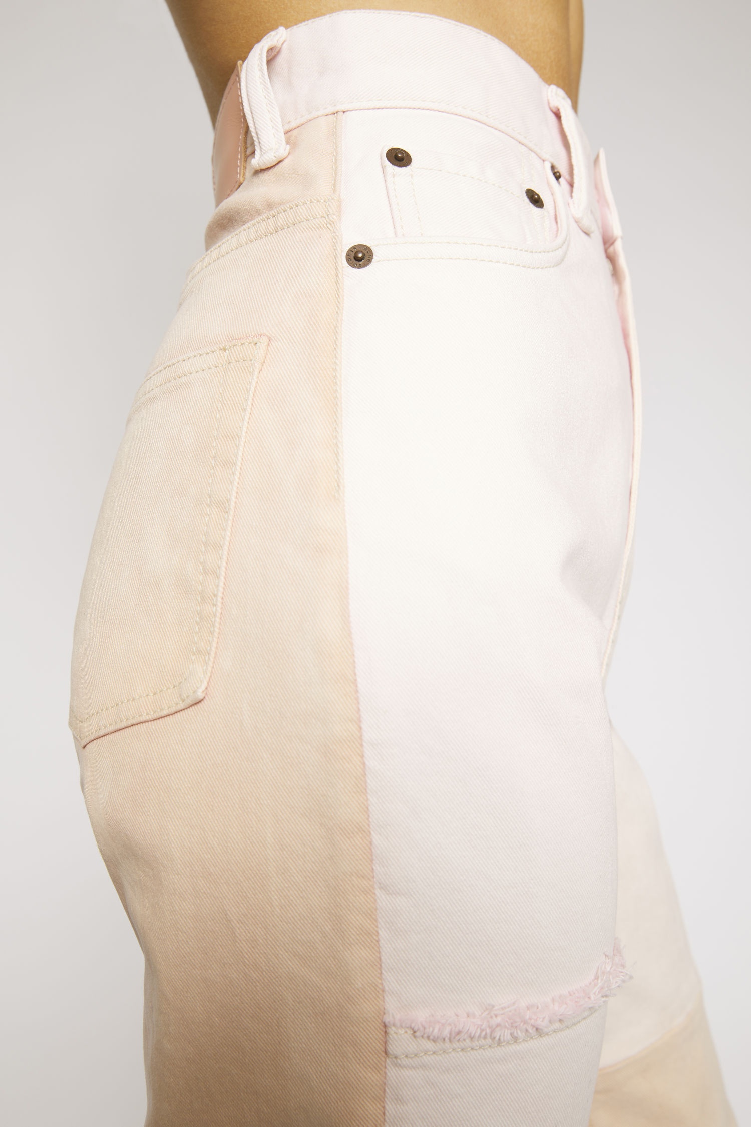 Recrafted tapered-fit jeans dusty pink - 6