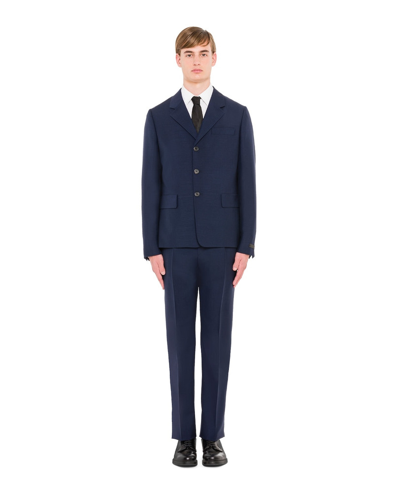 Prada Single-breasted wool and mohair suit outlook
