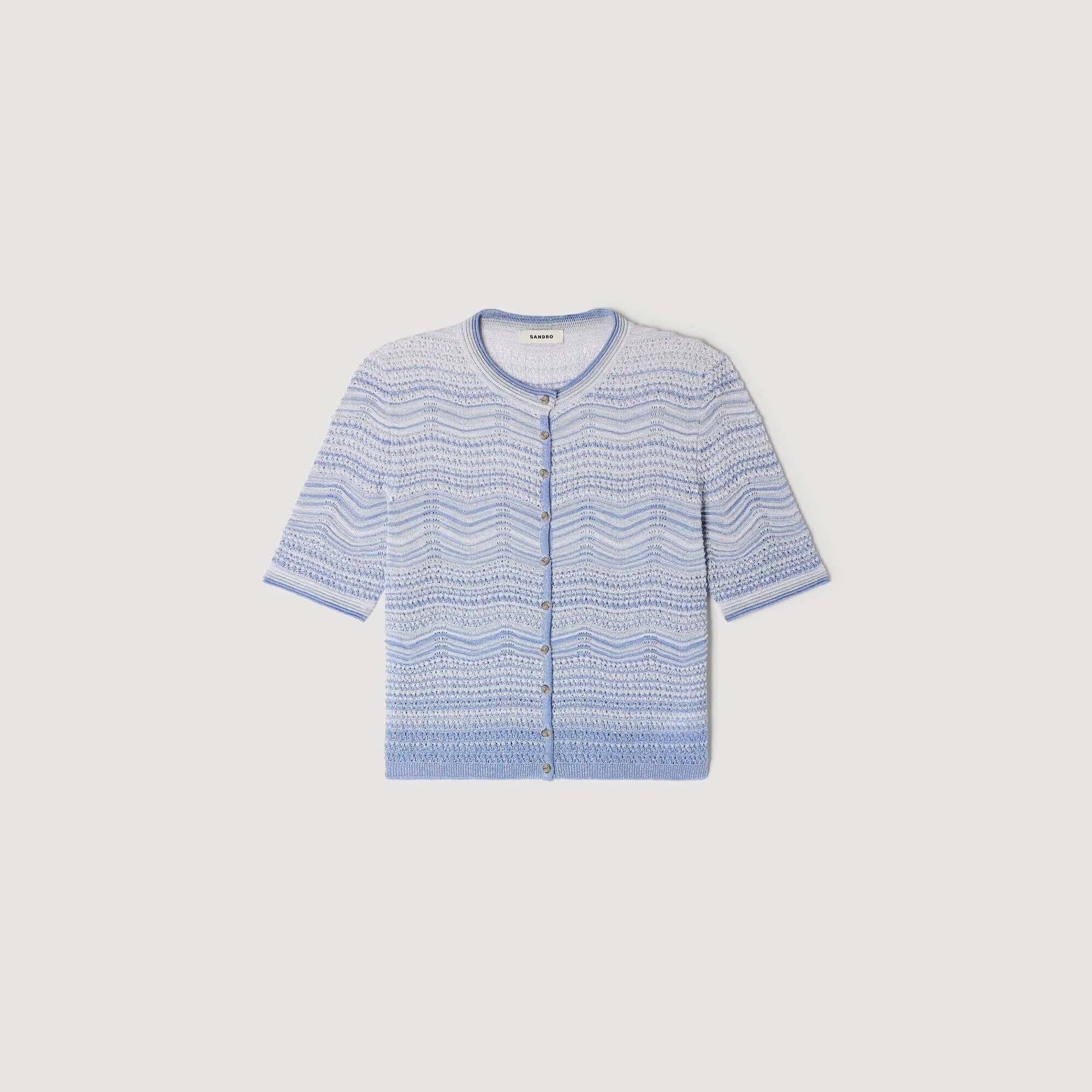 DECORATIVE KNIT CARDIGAN - 1
