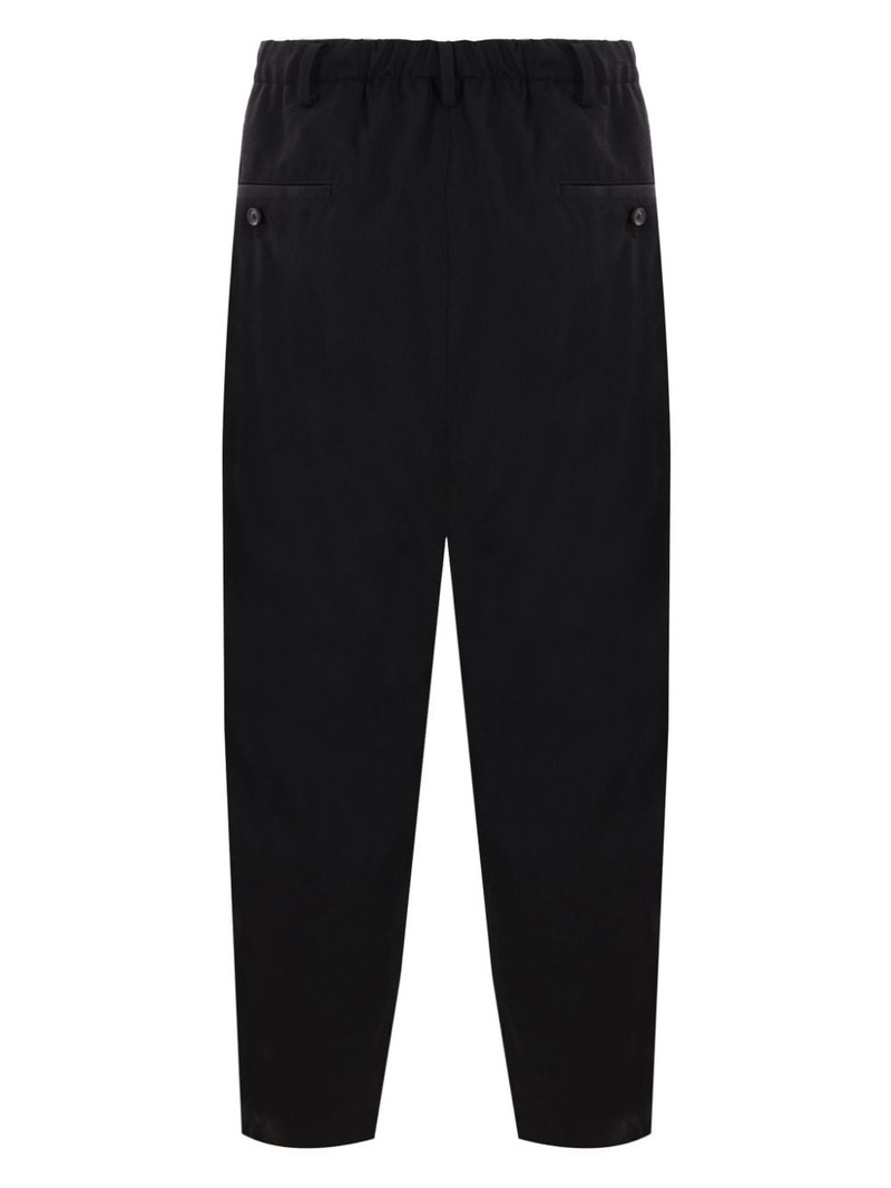 Yohji Yamamoto elasticated-waist trousers outlook