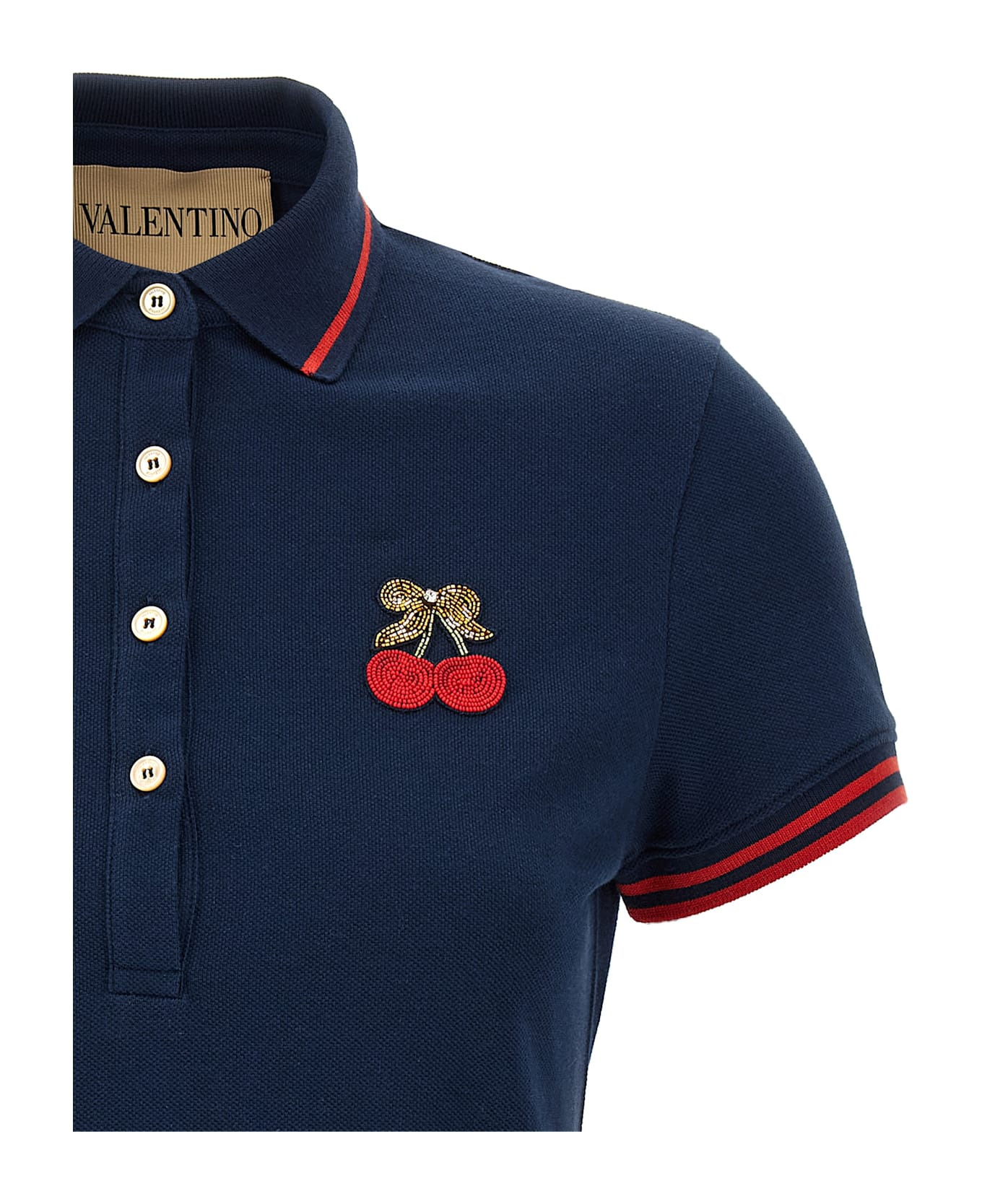 Valentino Garavani 'cherryfic' Polo Shirt - 3
