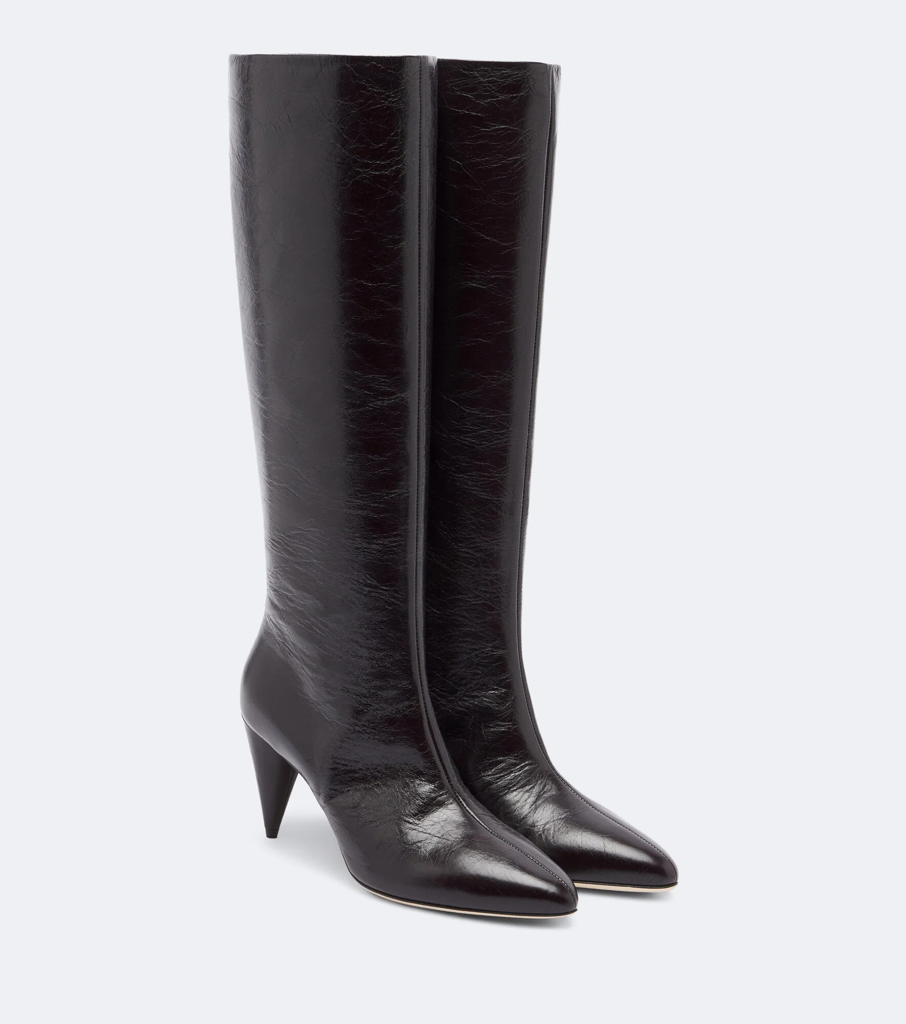 Maverick leather knee-high boots - 1
