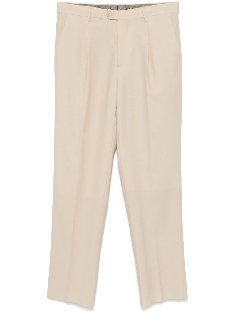 pleated wool trousers 1