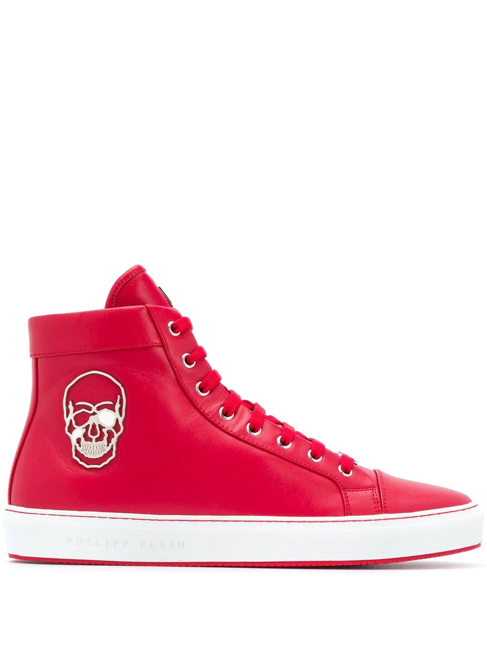 Skull hi-top sneakers - 1