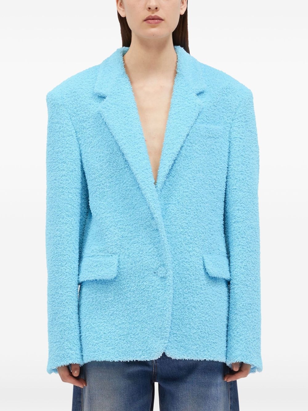 textured blazer - 2