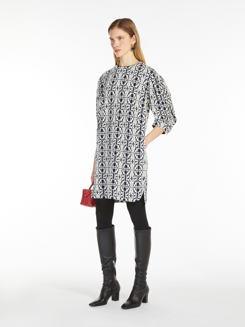 Max Mara GUSTAVO Jacquard jersey dress outlook