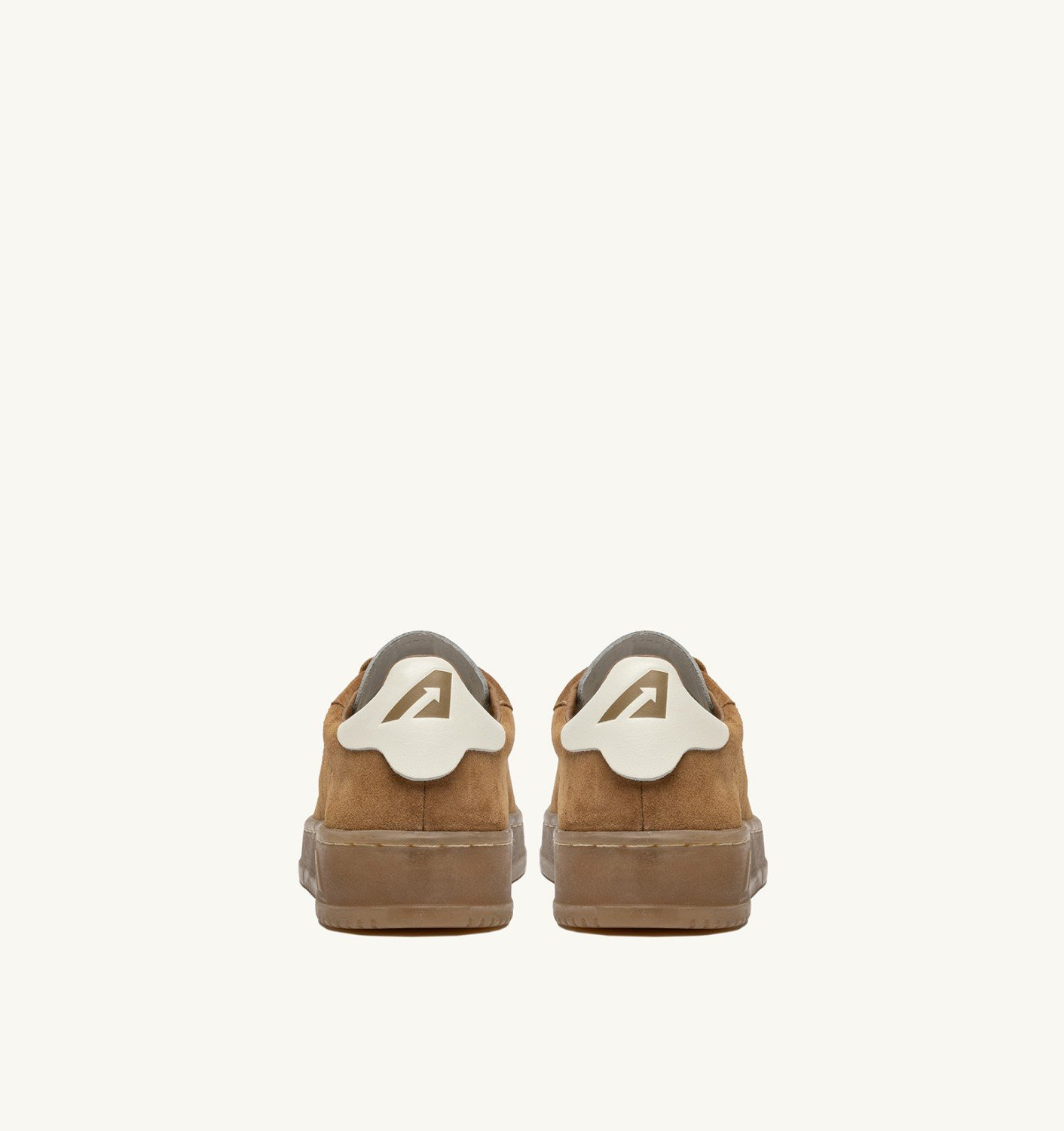 DALLAS LOW SNEAKERS IN MARSHMALLOW AND CIGAR SUEDE - 3