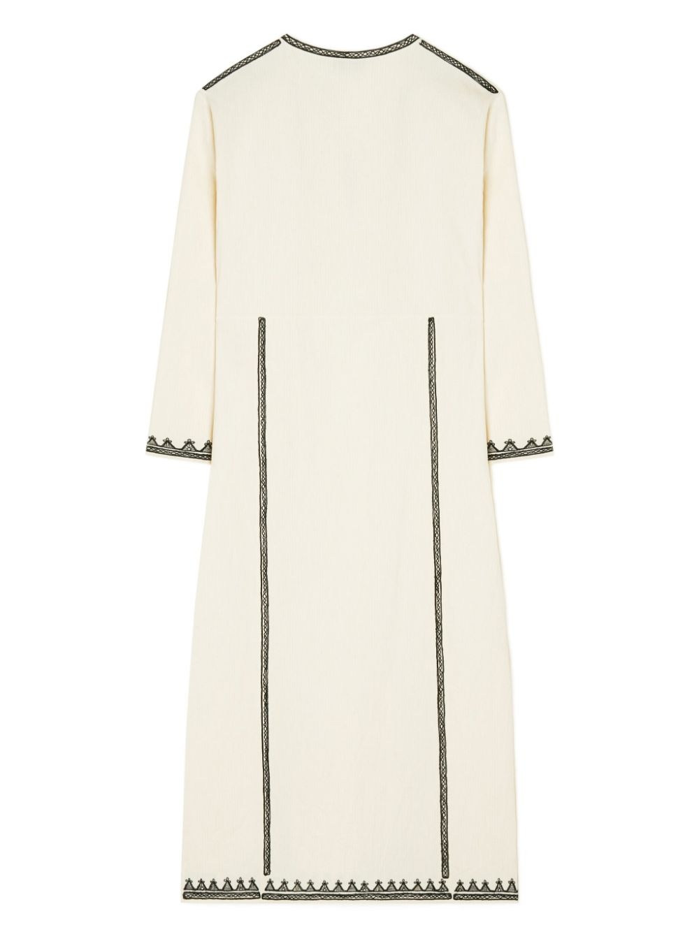 Akasha embroidered cotton-blend dress - 7