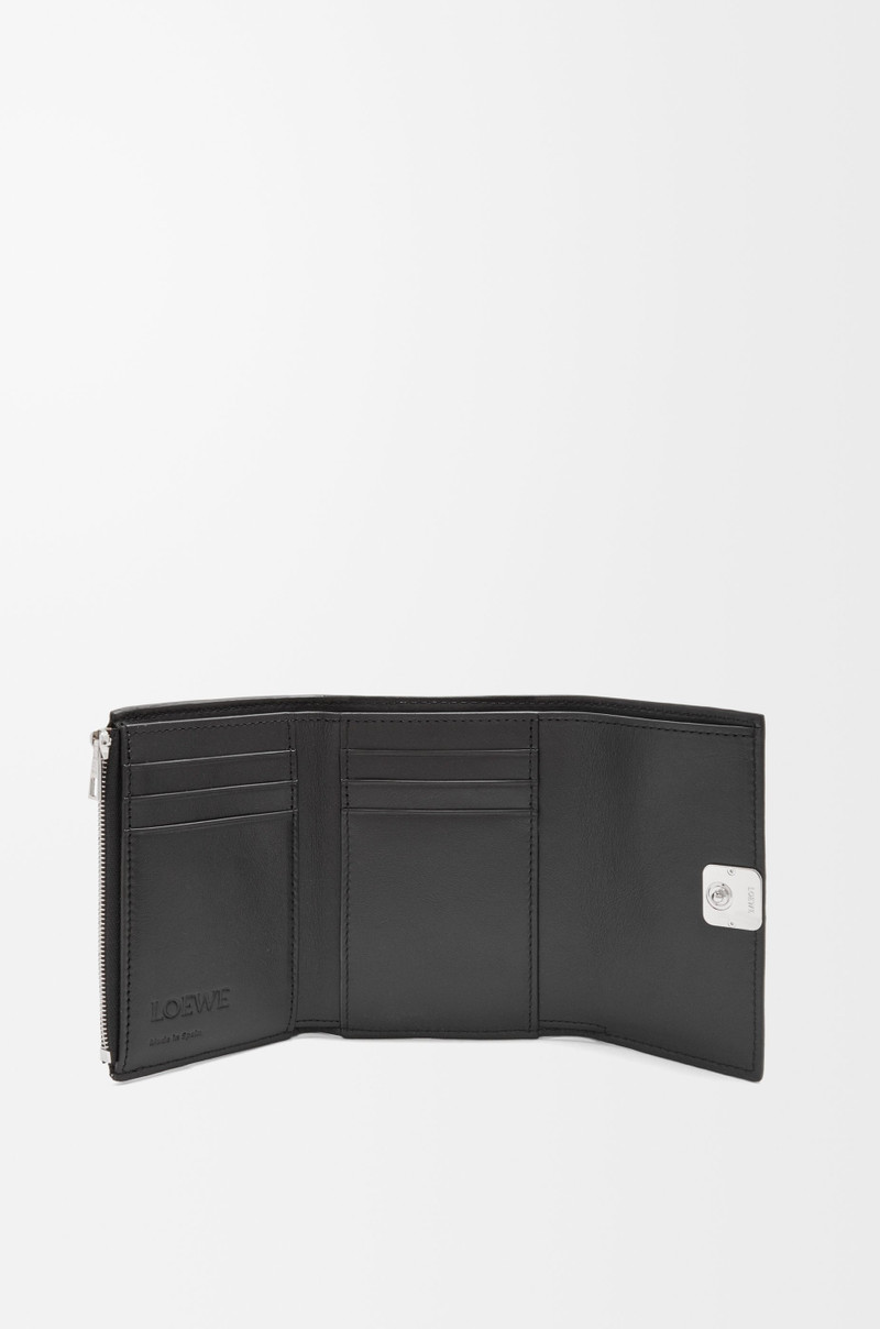 Loewe Anagram small vertical wallet in pebble grained calfskin outlook