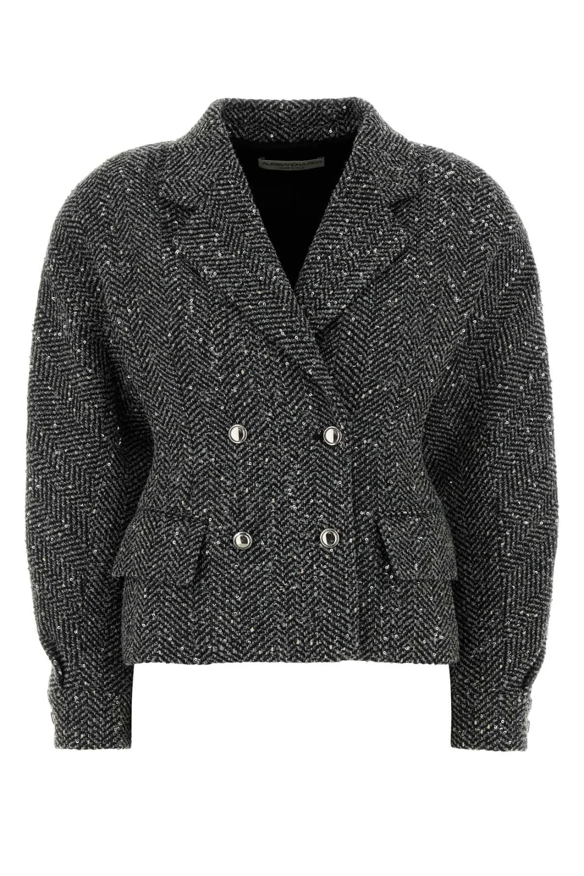Alessandra Rich Women Multicolor Tweed Blazer - 1