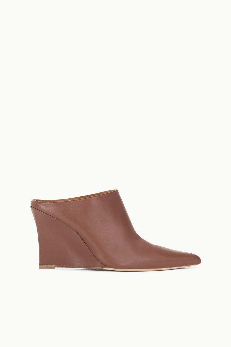 STAUD VESPER WEDGE MULE CACAO 1