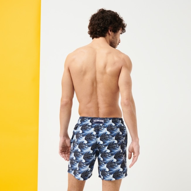 Men Swim Trunks Waves - 4