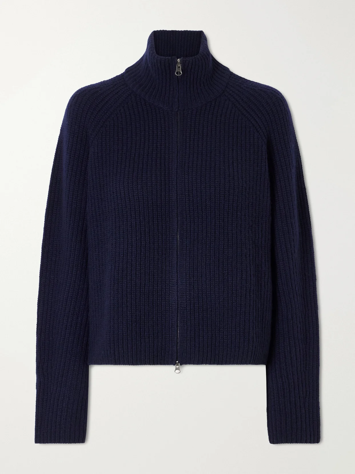 Sadie Ribbed Cashmere Cardigan - 1