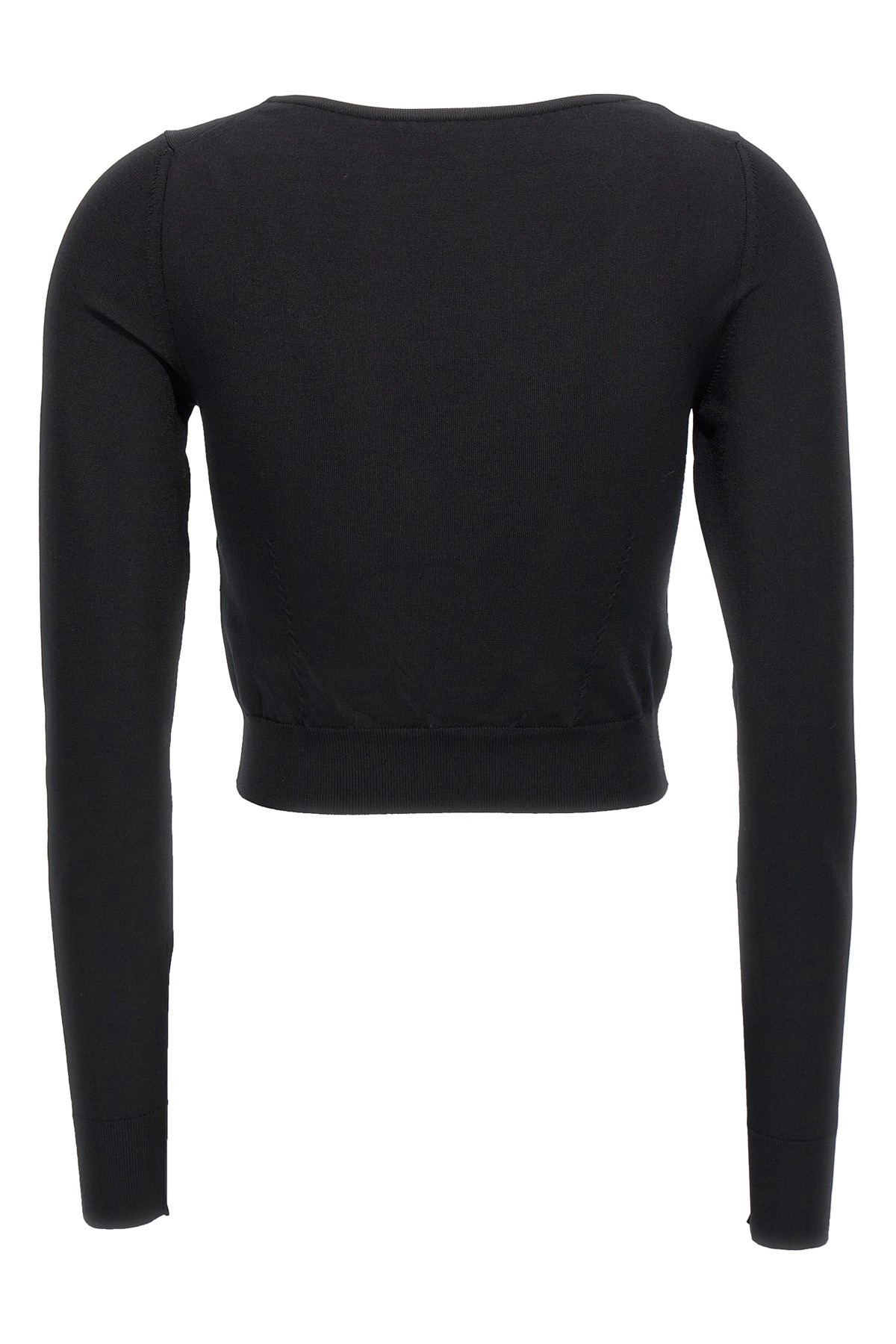 Logo cropped sweater - 3