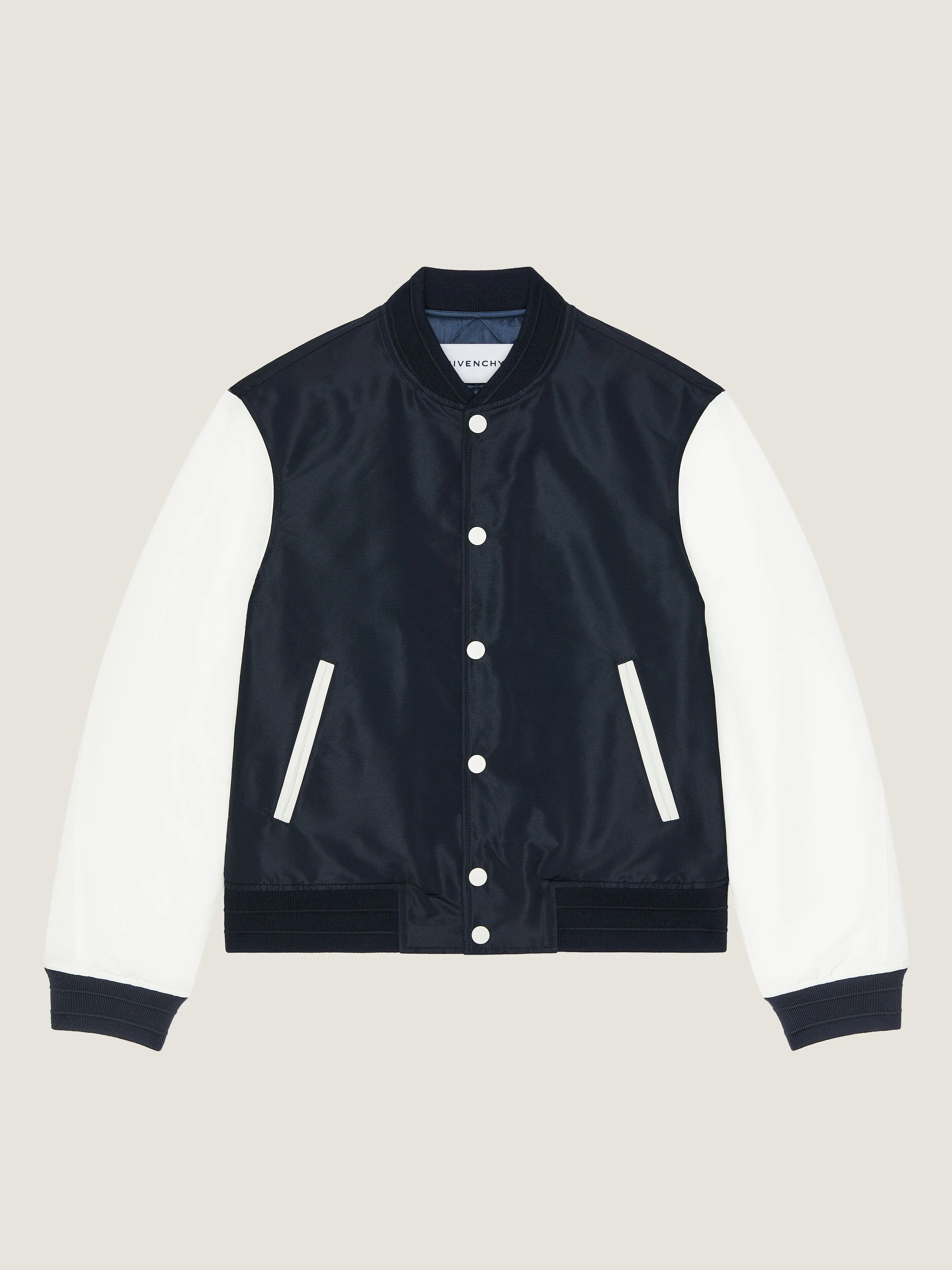 BLOUSON IN POLYFAILLE WITH GIVENCHY PARIS EMBROIDERY - 1