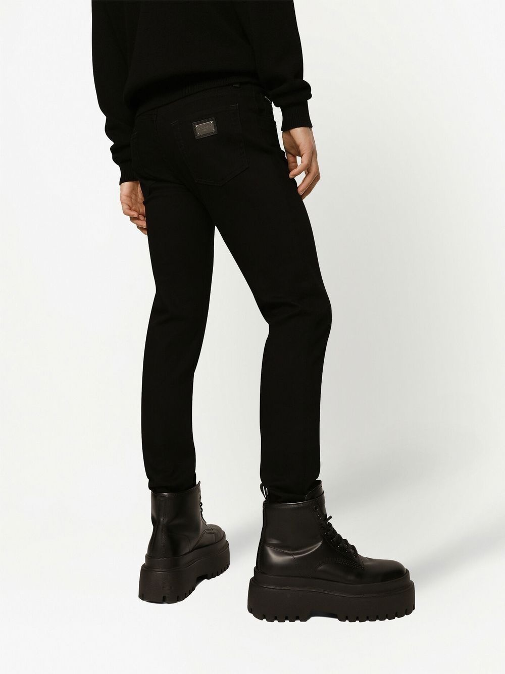 high-rise straight-leg jeans - 5