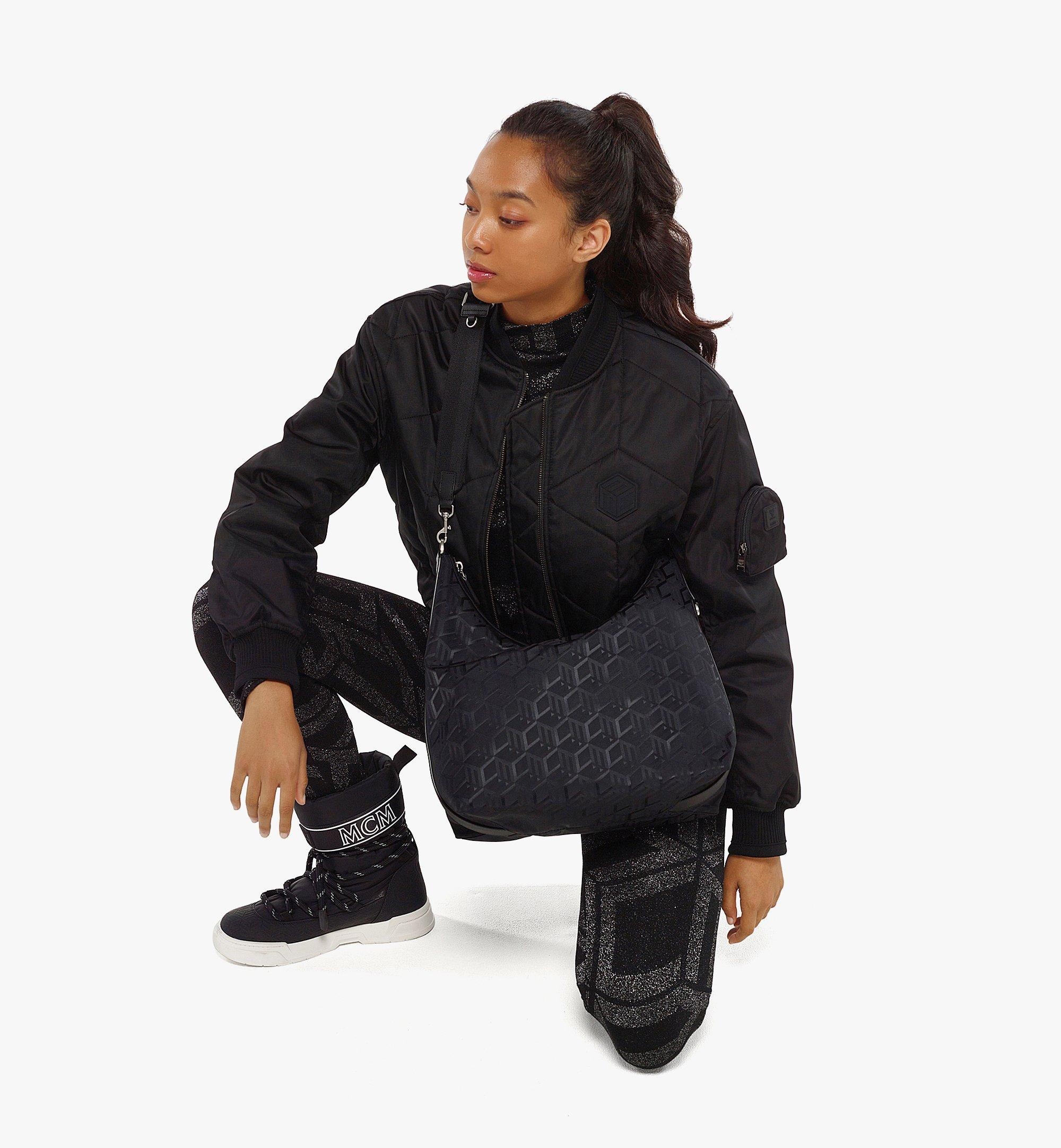 Aren Hobo Bag in Cubic Jacquard Nylon - 6