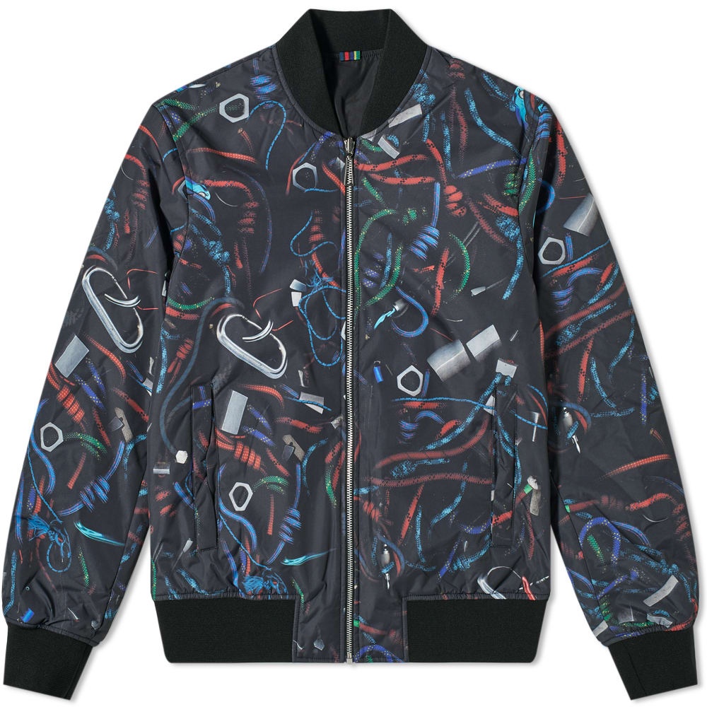 Paul Smith Reversible Rope Print Bomber Jacket - 1