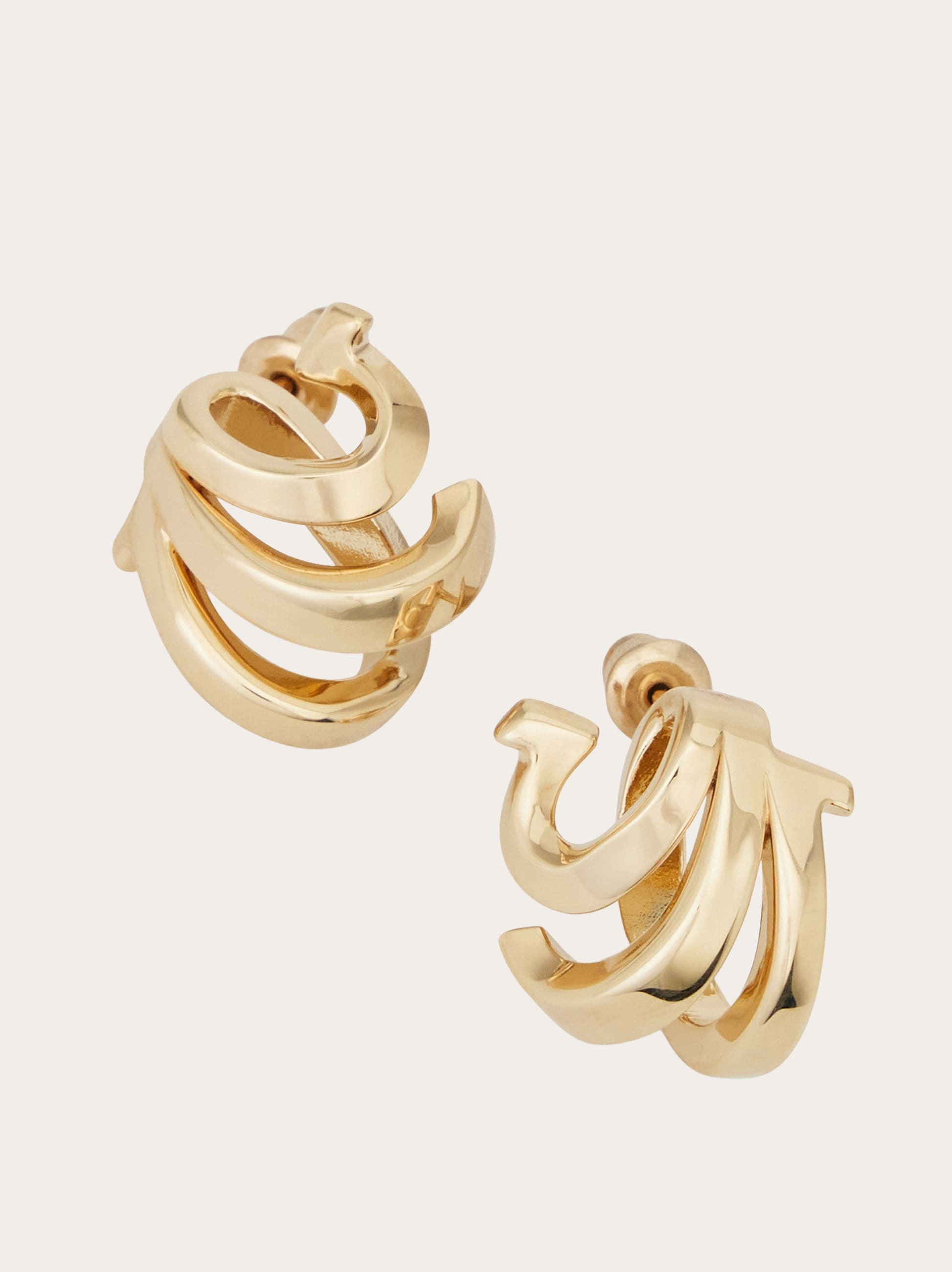 Triple Gancini earrings - 2