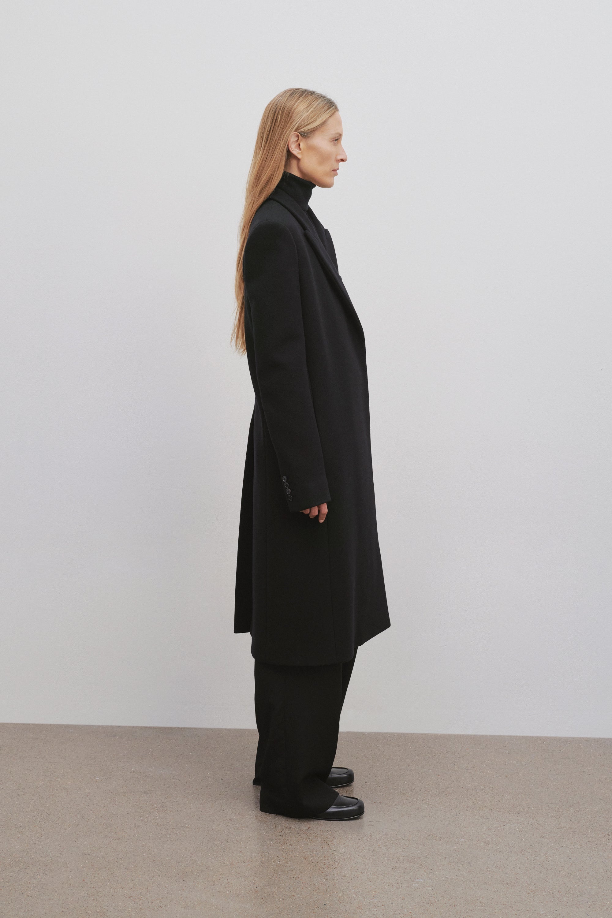 Cassio Coat in Wool and Cashmere - 4