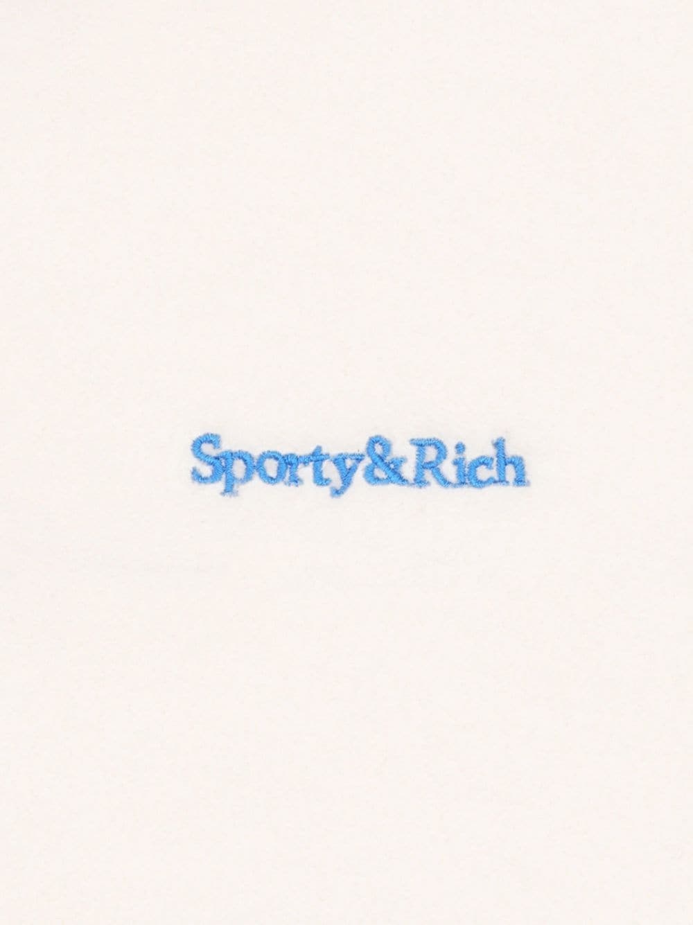 Serif logo-embroidered polar sweatshirt - 3