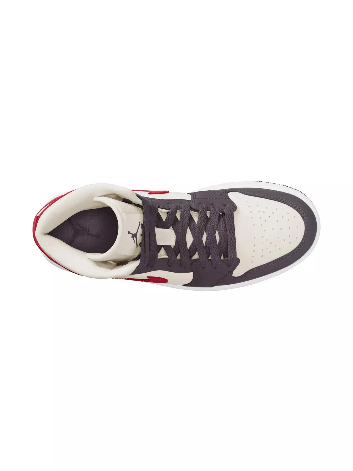1 Mid "Sail/Gym Red/Off Noir/White" Women's Shoe - 9