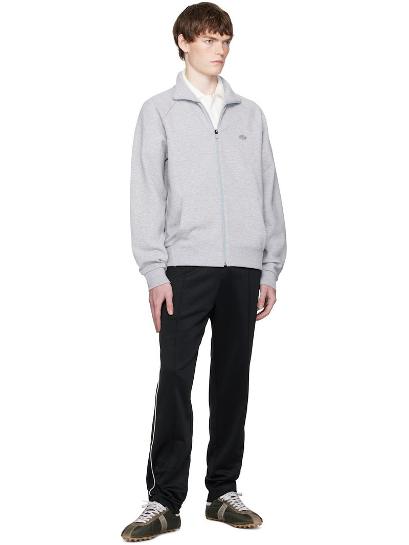 LACOSTE Black Paris Piqué Sweatpants outlook