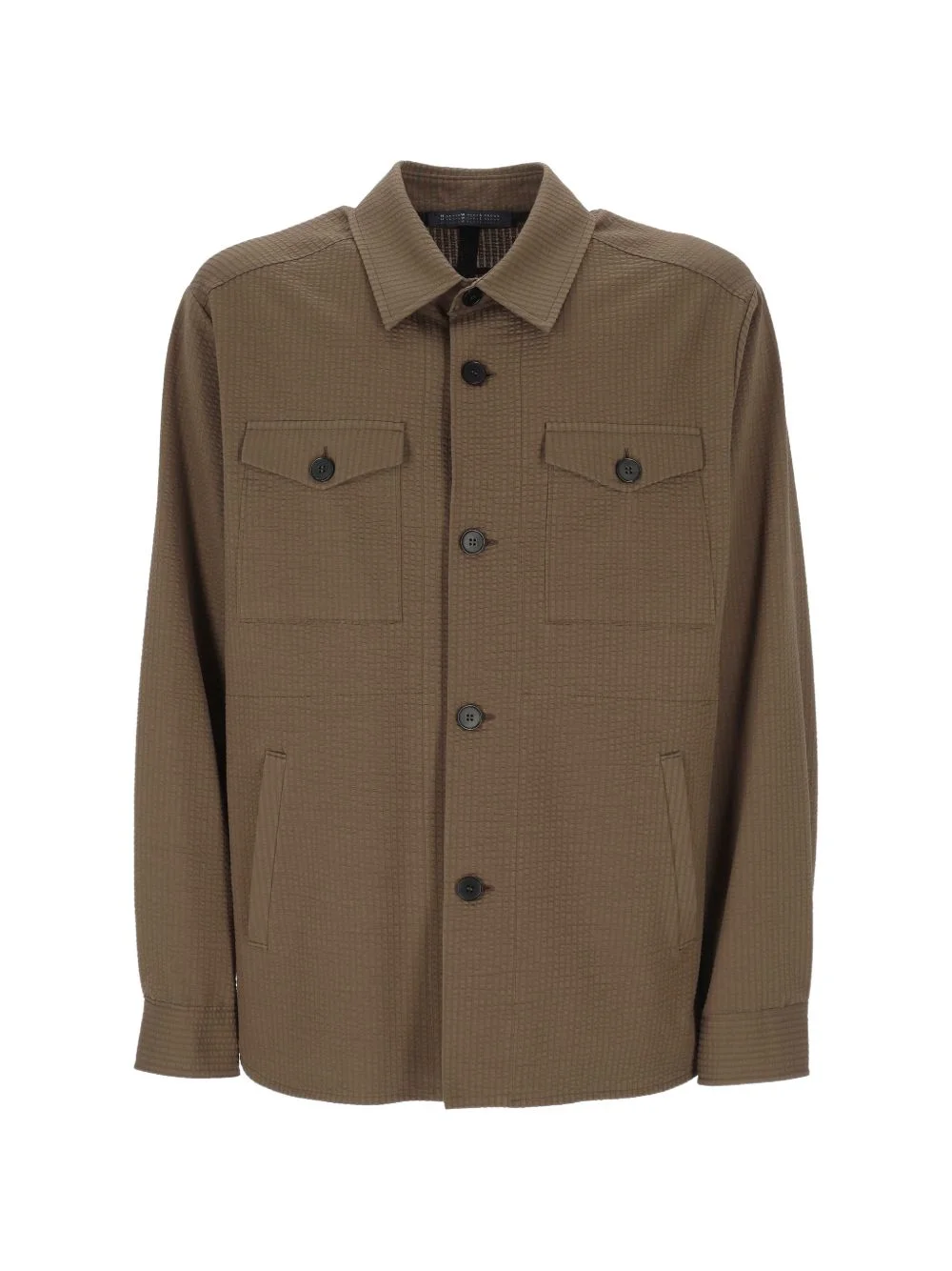 buttoned patch-pocket jacket - 1