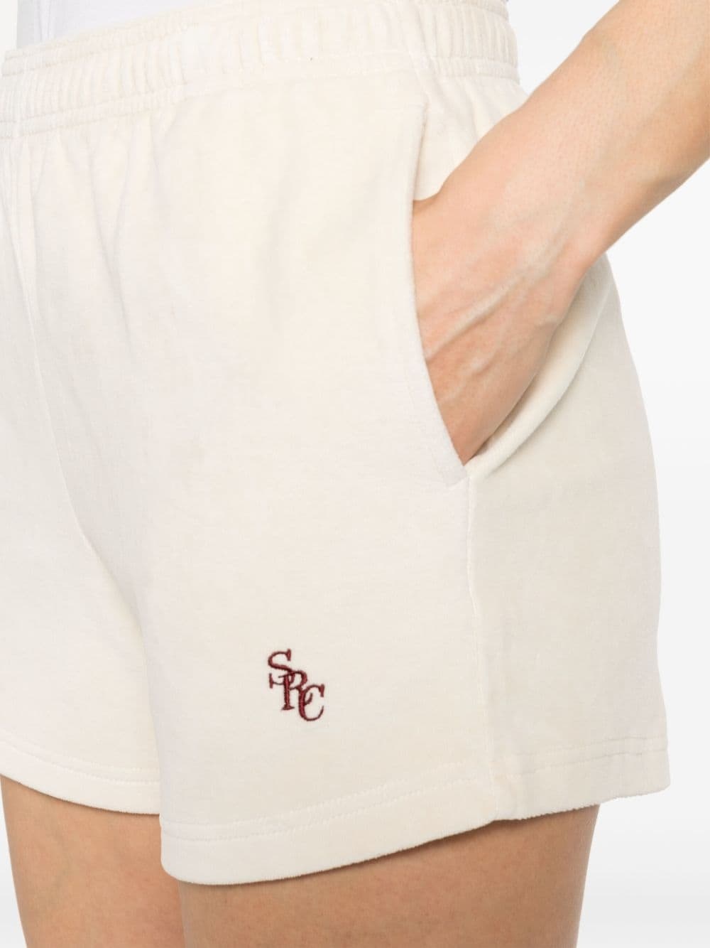 SRC velour mini shorts - 5