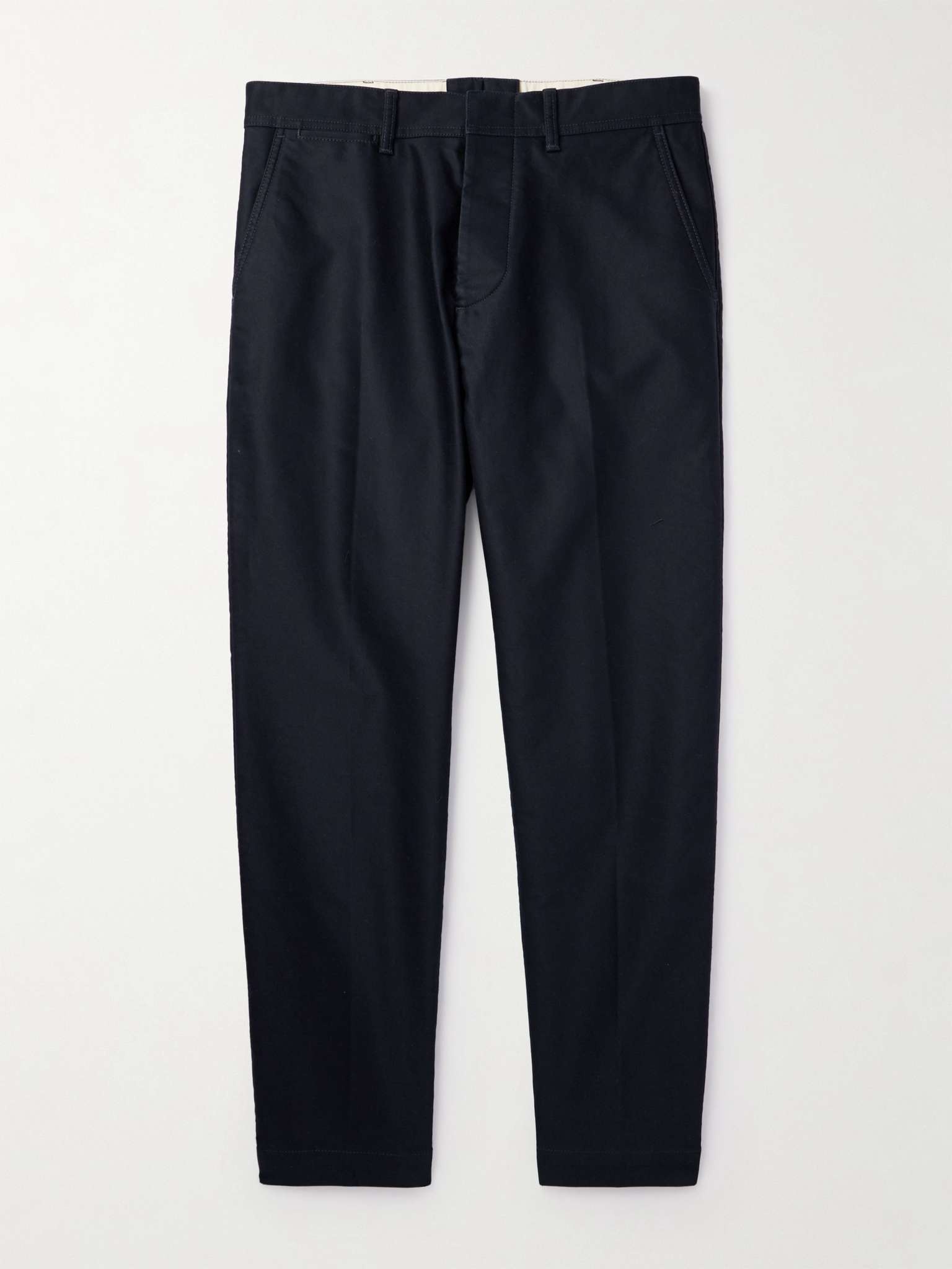 Straight-Leg Cotton Chinos - 1