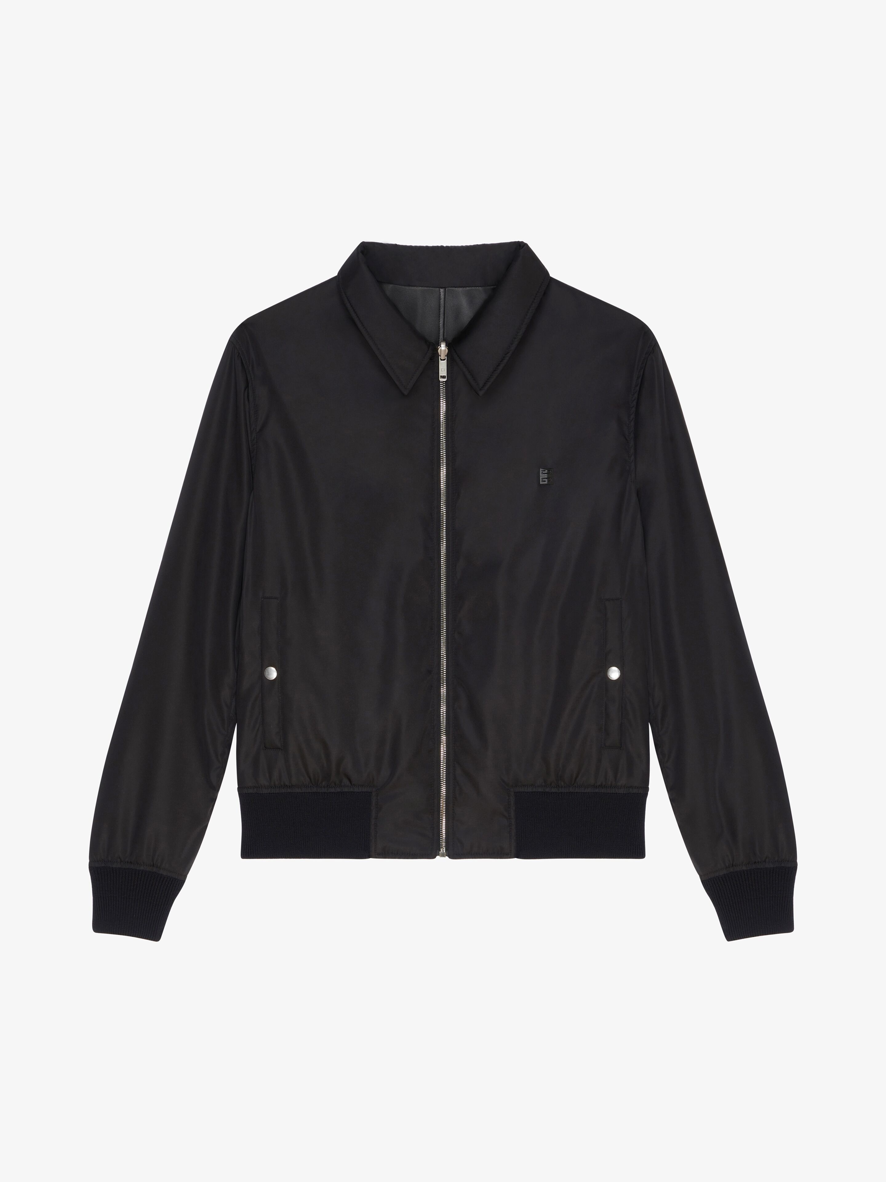 REVERSIBLE BOMBER JACKET IN LEATHER - 5