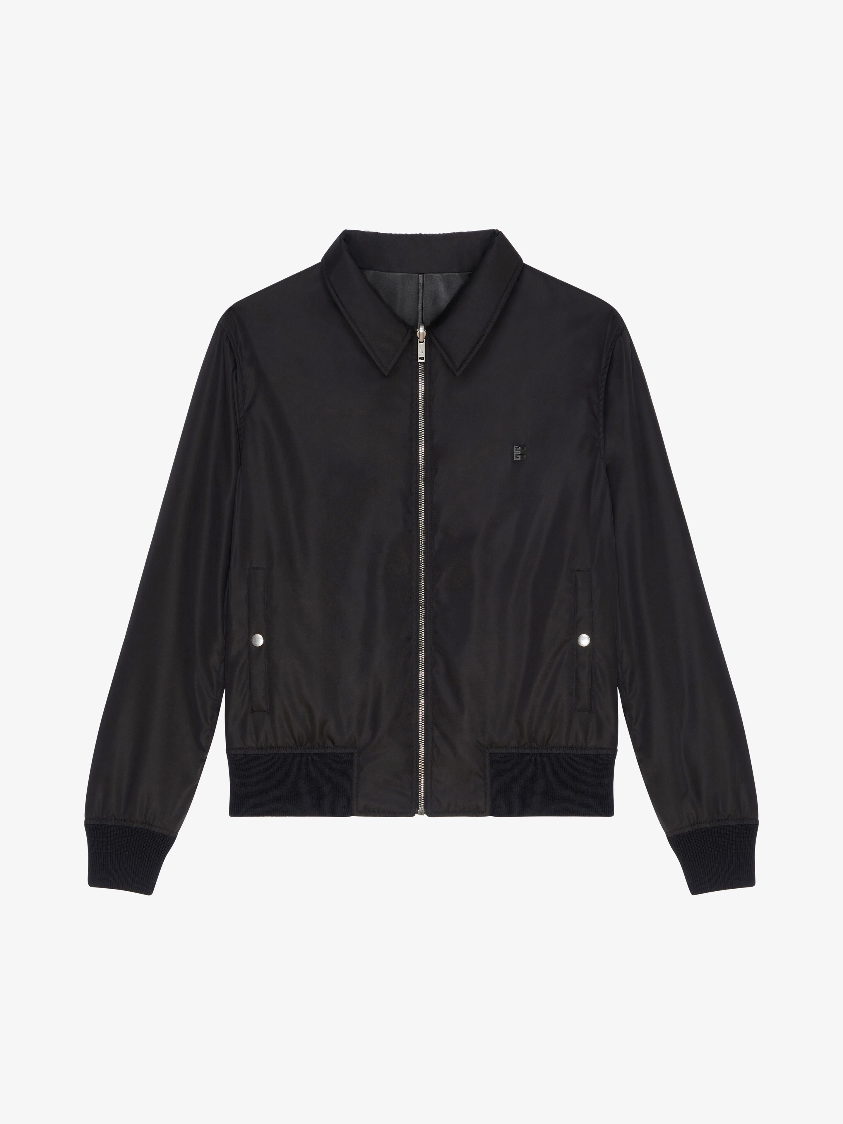 REVERSIBLE BOMBER JACKET IN LEATHER - 5