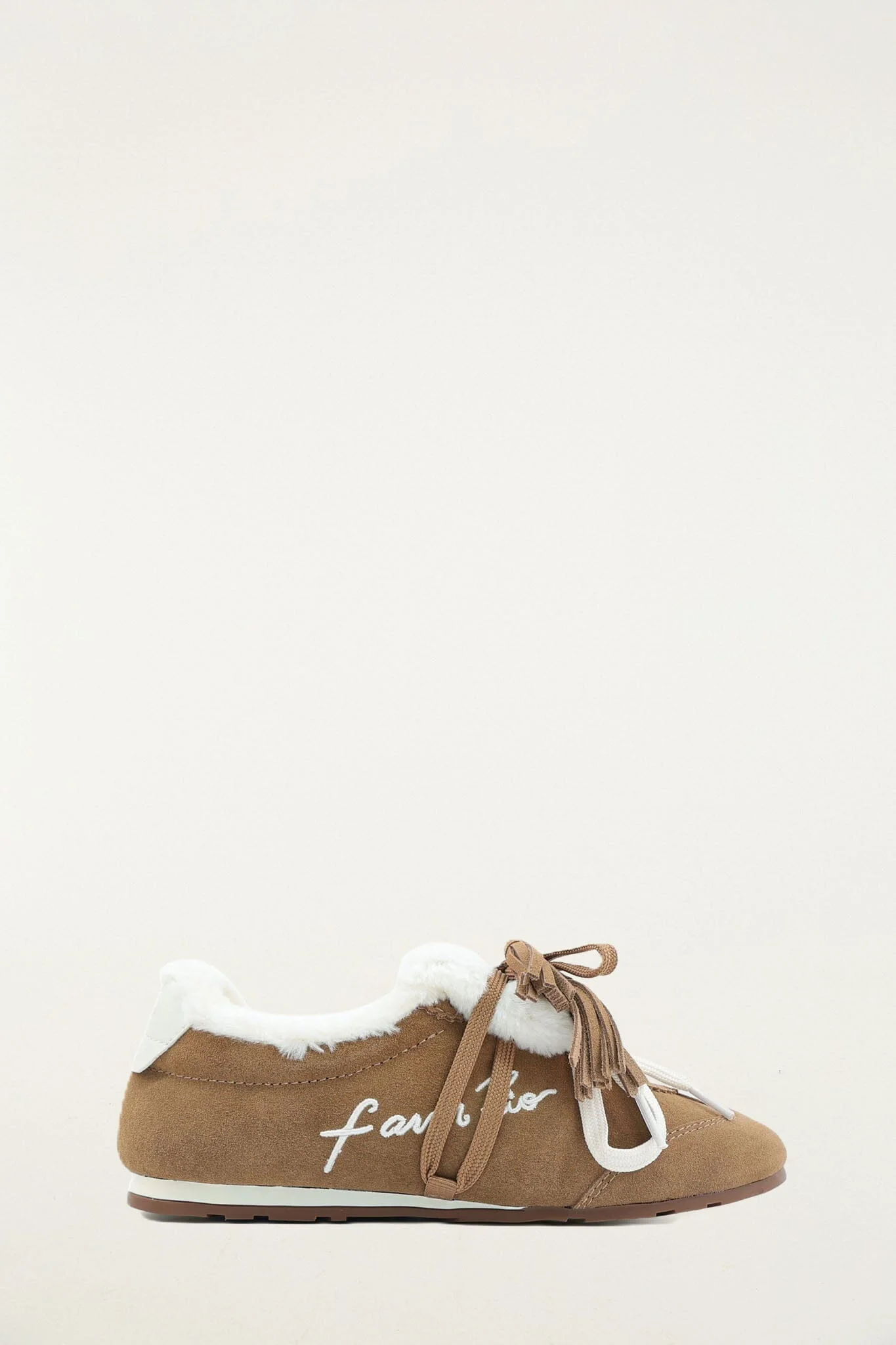 Farm Shearling Sneakerina - 1